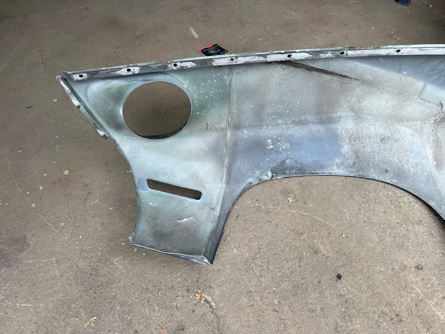 Porsche 928 -87 front right wing, used 92850301202