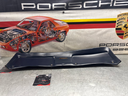 Porsche 928 sunroof mechanism cover trim, used, blue 92855552702