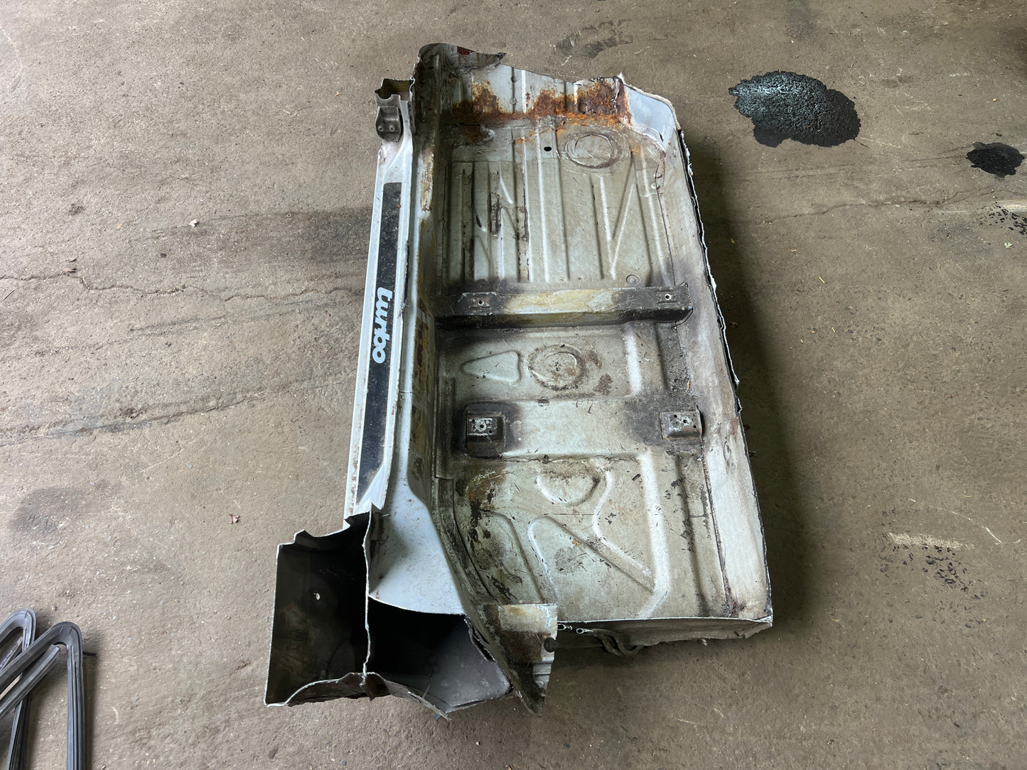 Porsche 924 Turbo RHD left floor pan section with sill 94450150100