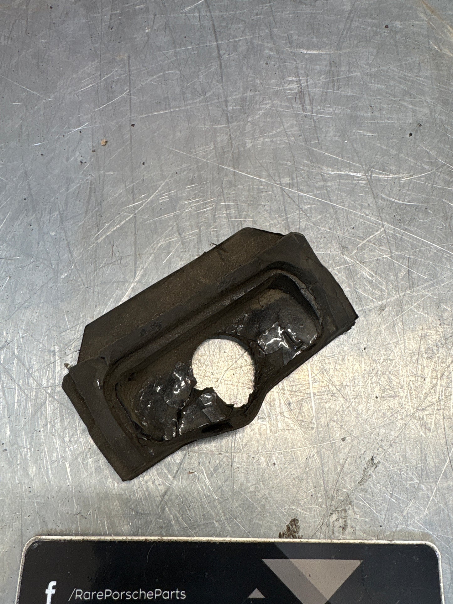 Porsche 924 rear hatch pin seal gasket rubber 477827365D left, used