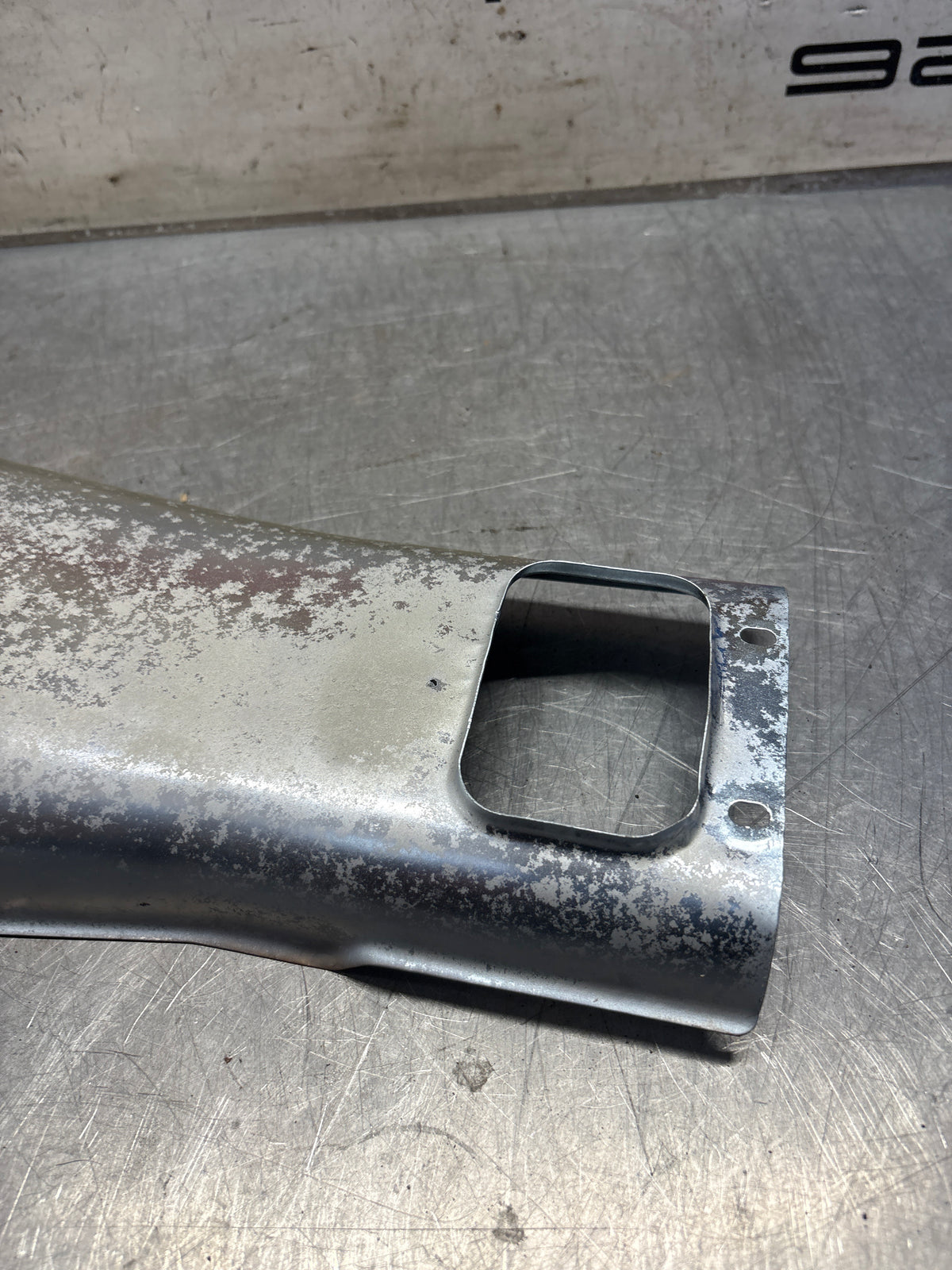 Porsche 928 heat protection plate, later type 92850449101, refurbished