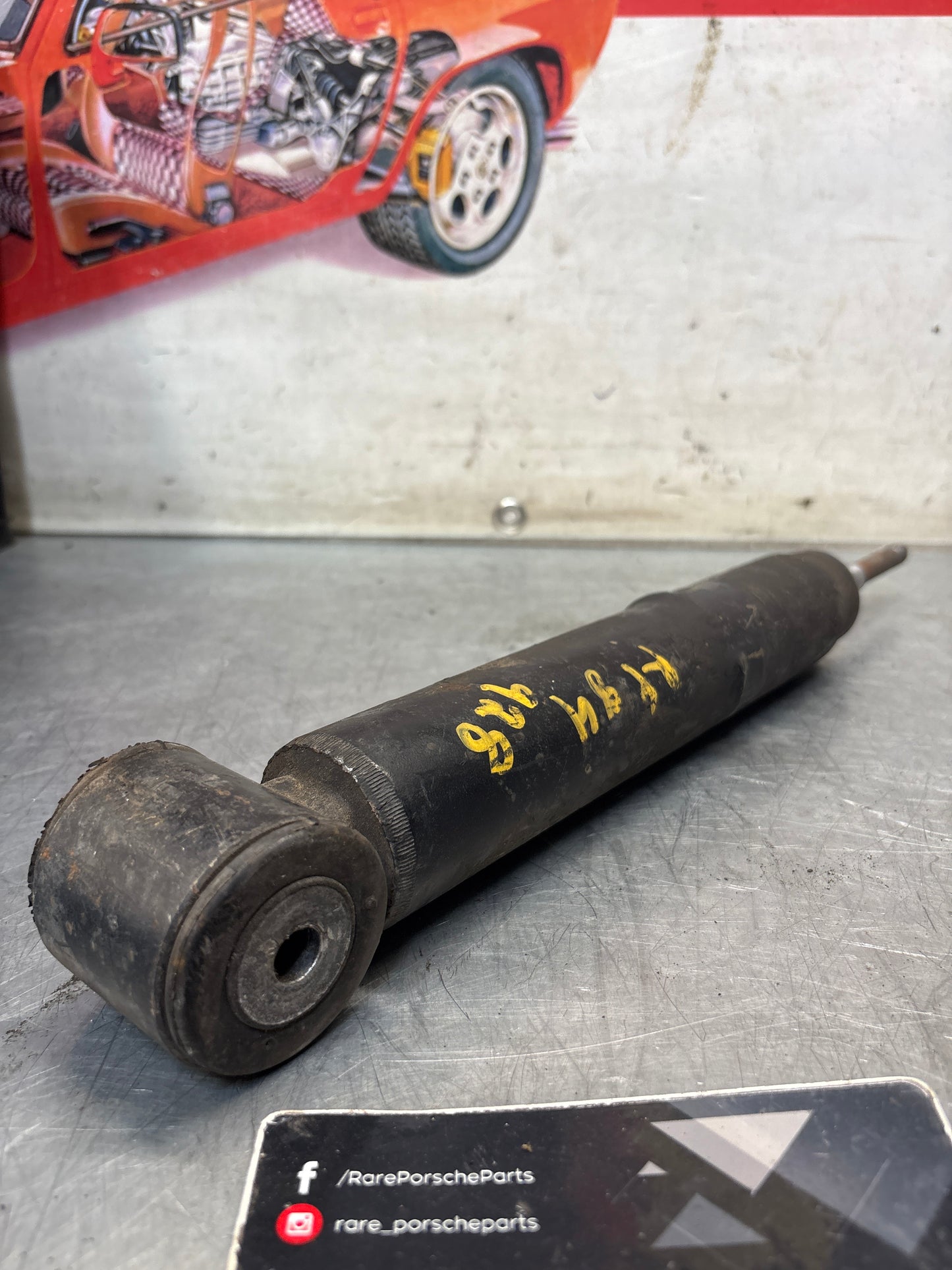 Porsche 928 front shock absorber, used 92834305504