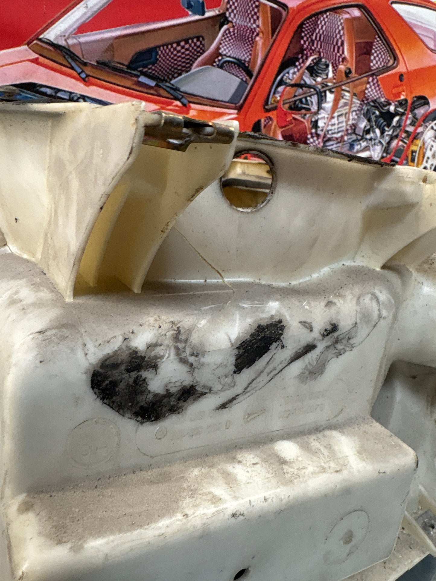 Porsche 924S heater box blower fan assembly, complete, used 811819096 / 321819095 / 321819087