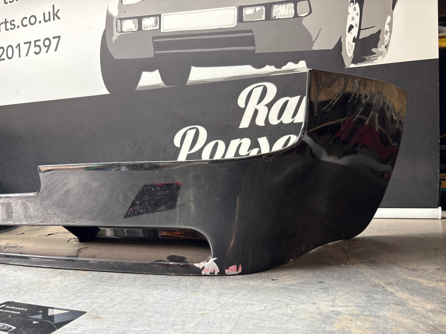 Porsche 944 Front spoiler, valance without fog light used 93150537100