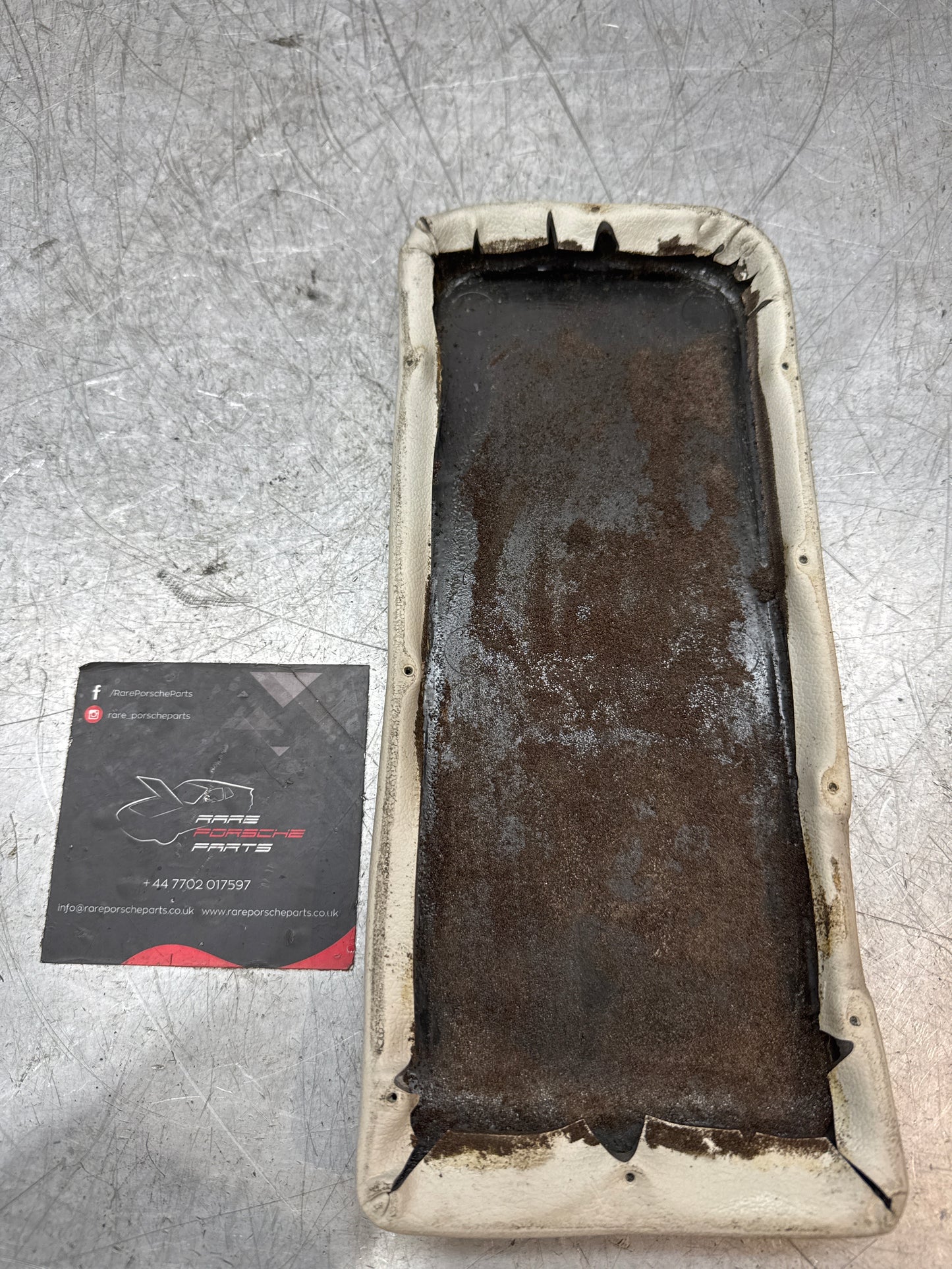 Porsche 944 86-92 arm rest top cover white 94555206300 used RHD