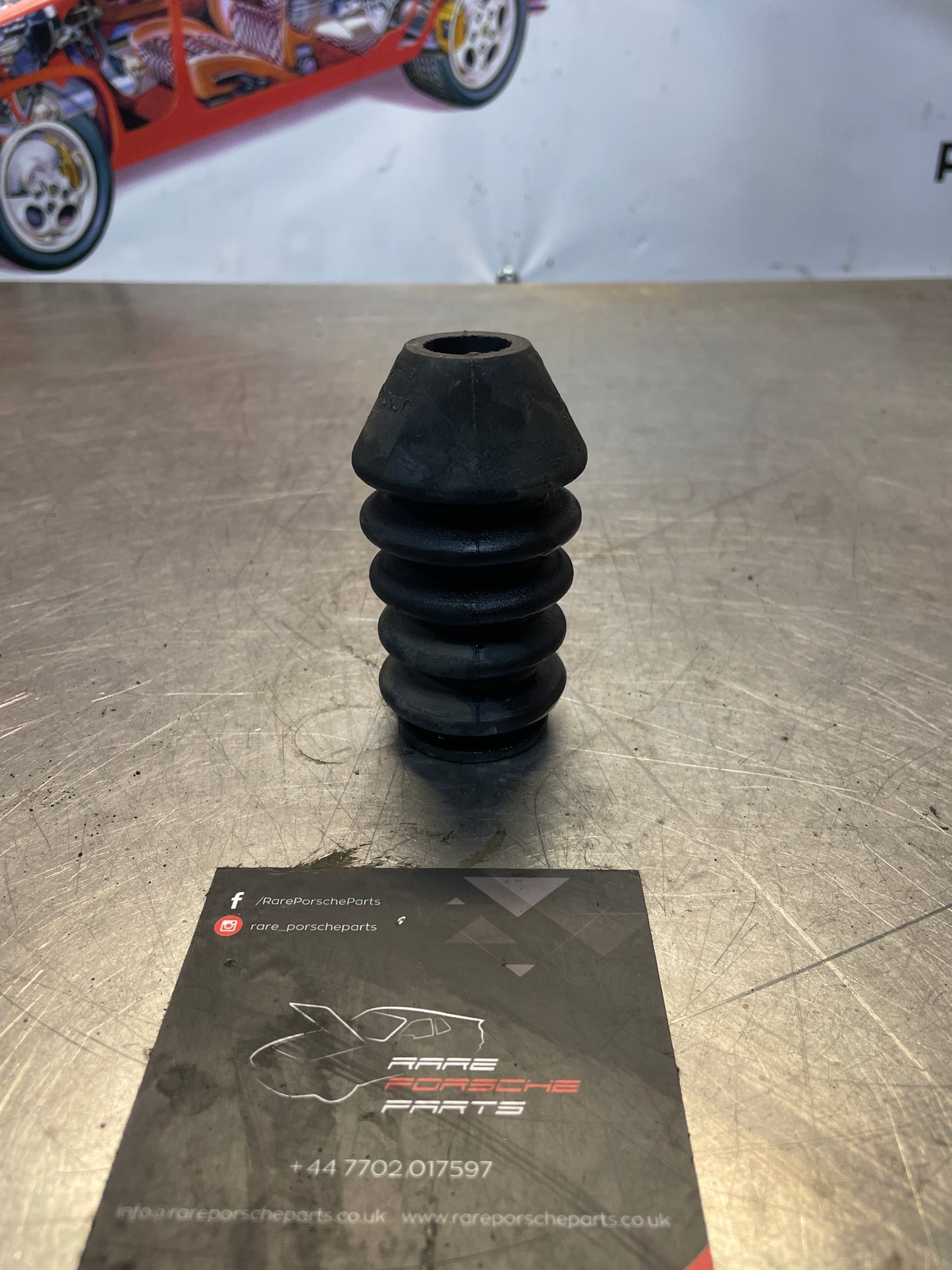 Porsche 924 / 924S / 944 shock absorber rubber stop, dust cover, used 171412303C