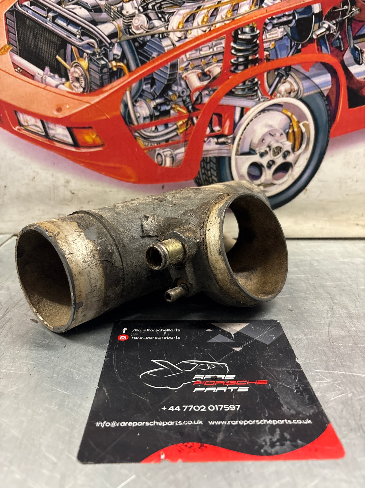 Porsche 928S Intake manifold pipe, used 9281106171R