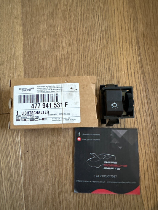 Porsche 924 / 944 headlight switch 477941531F New NOS