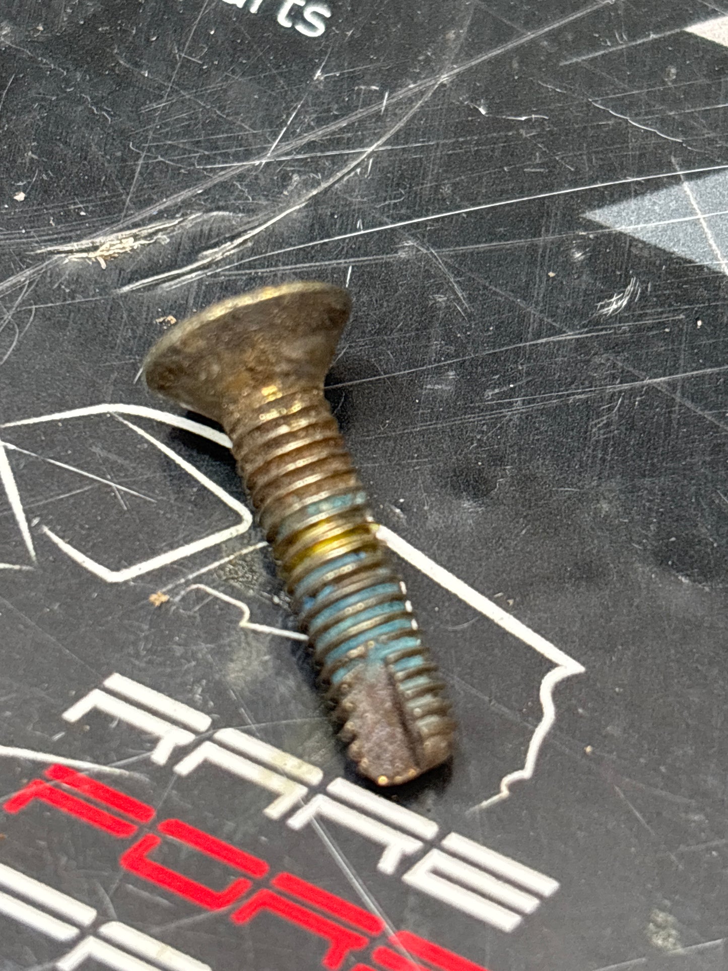 Porsche 924 944 928 968 oval head bolt for door stop bracket 92853745902 used