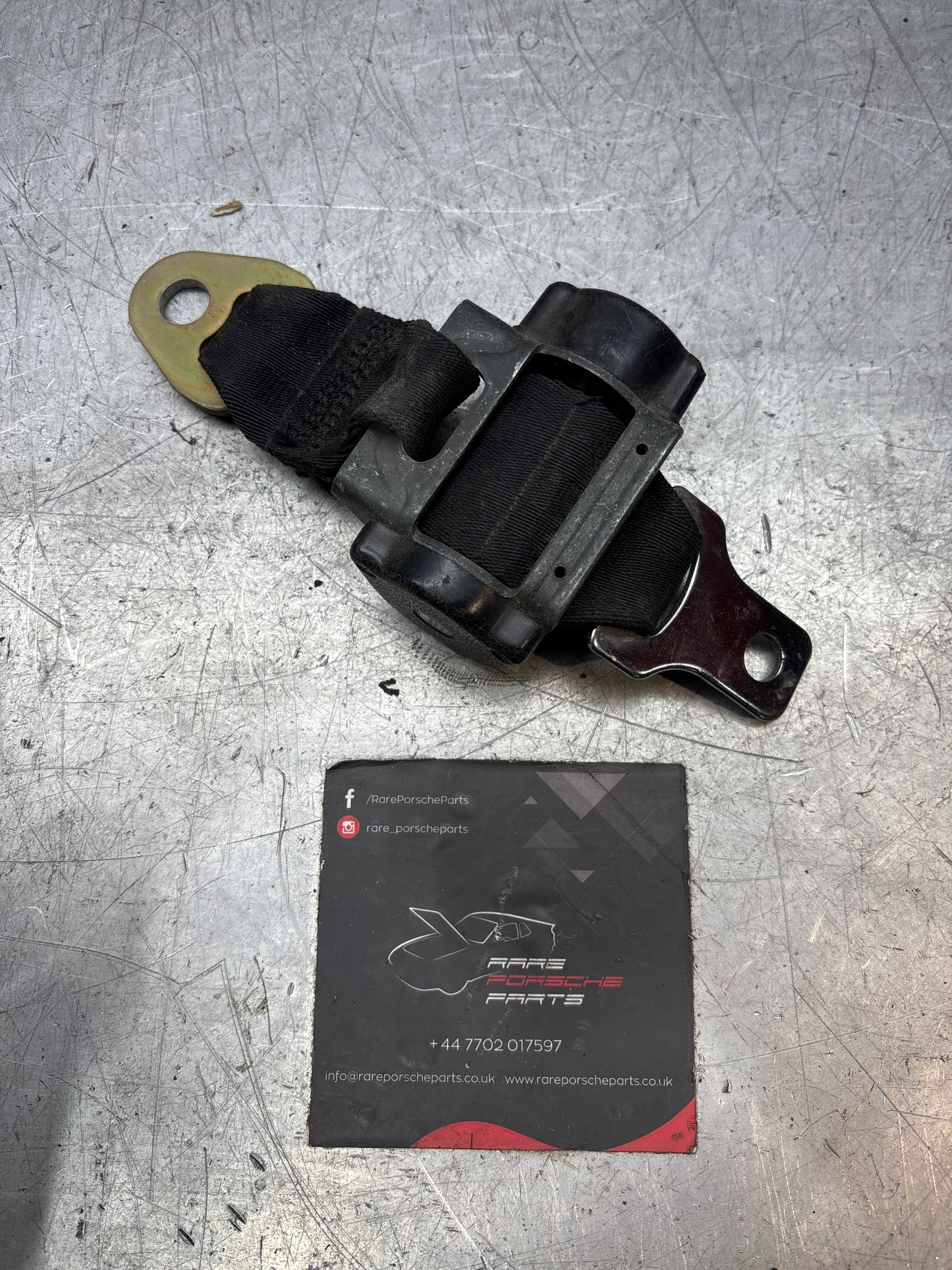Porsche 924 944 2 point rear seat  belt 477857787A used