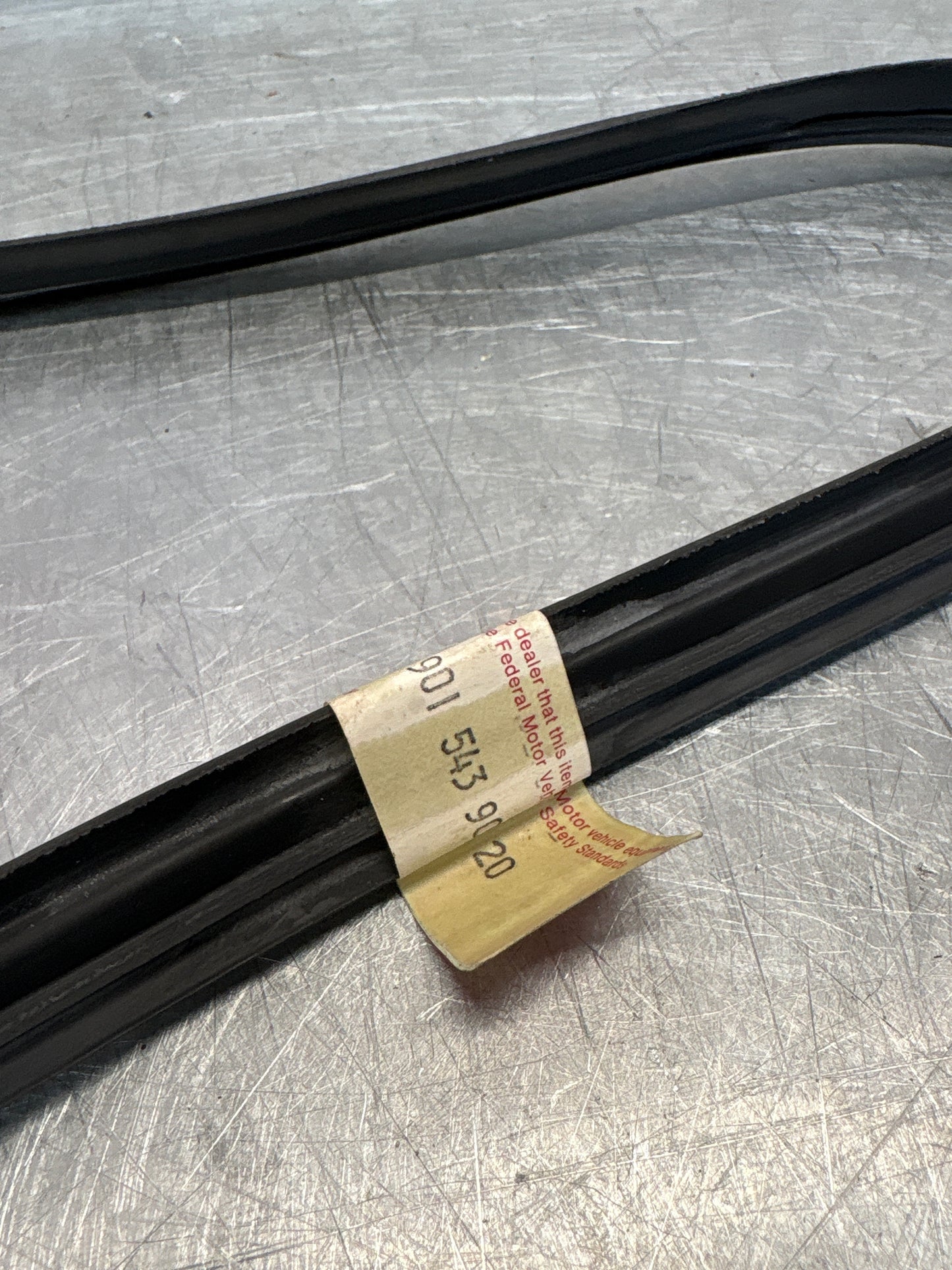 Porsche 911 912 rear right quarter window rubber seal, genuine