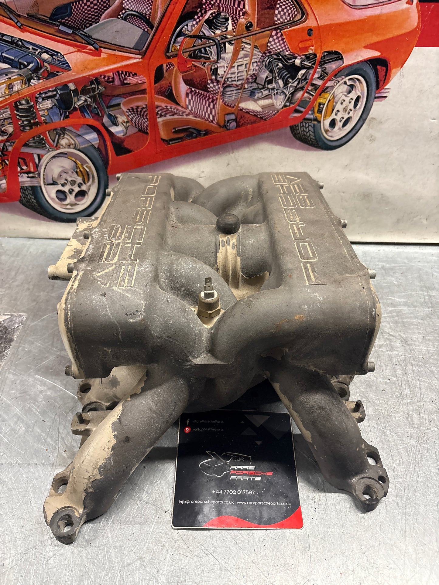 Porsche 928 S4 Intake manifold, used 9281105462R
