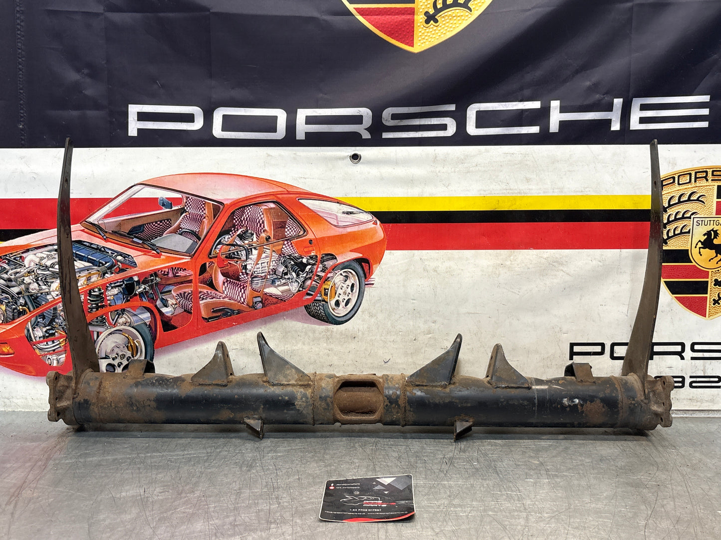 Porsche 924S/Turbo / 944 Rear axle carrier, used 94433104502