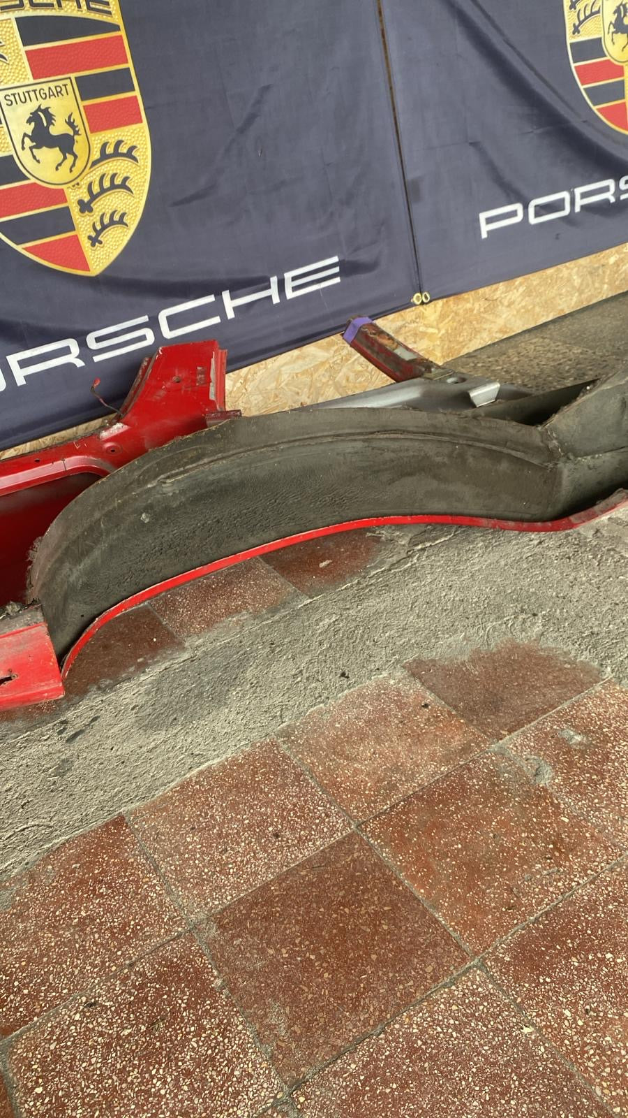 LPorsche 924 76-79 left sill / fender section, 477809601B cut