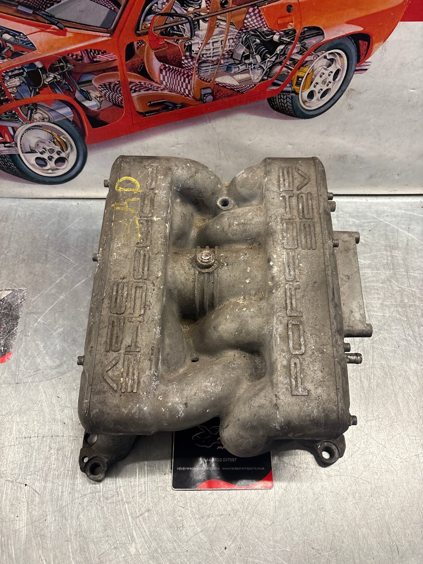Porsche 928 S4 Intake manifold, used 9281105462R
