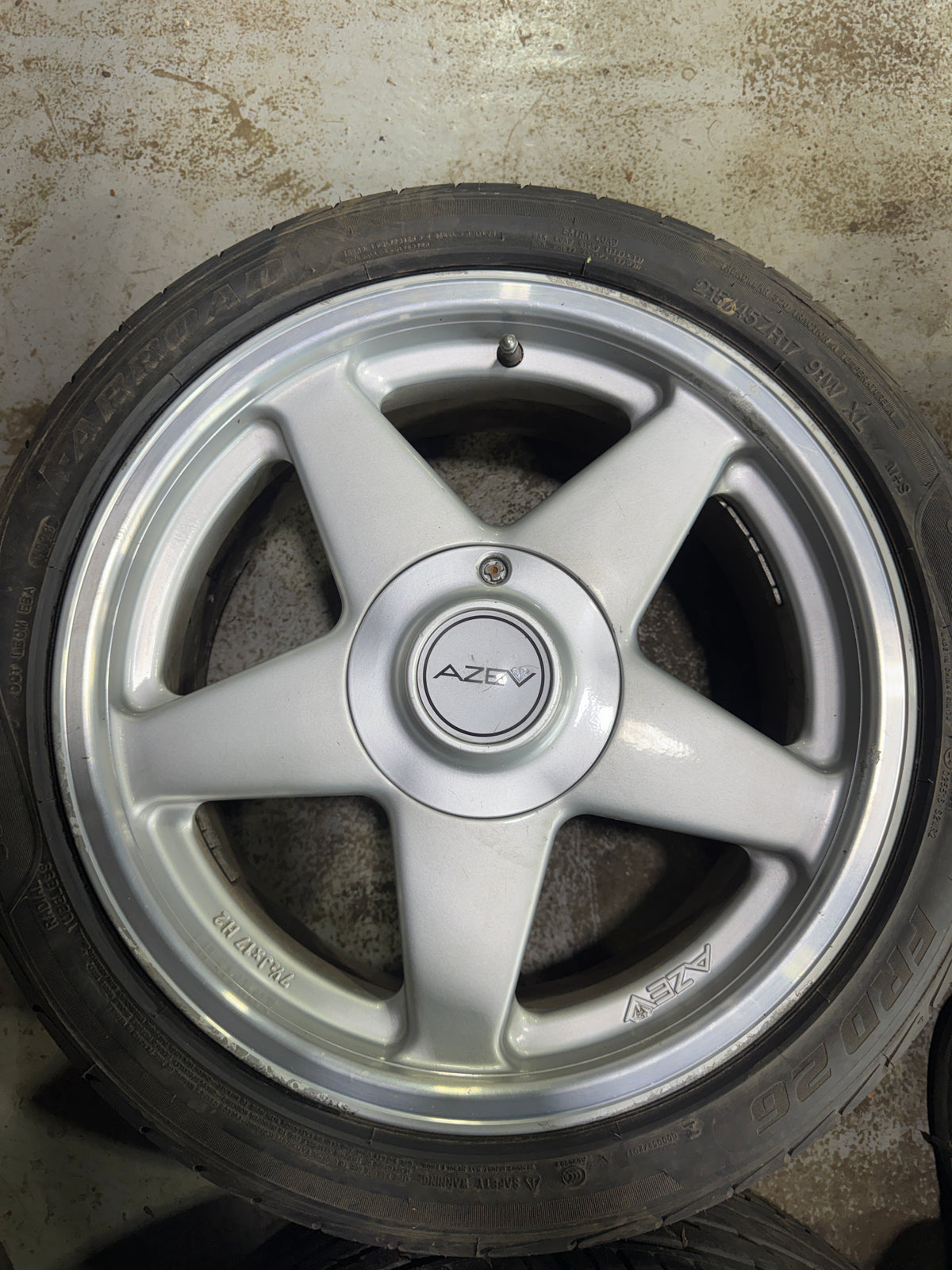 AZEV 4X108 7.5J x 17inch Wheels