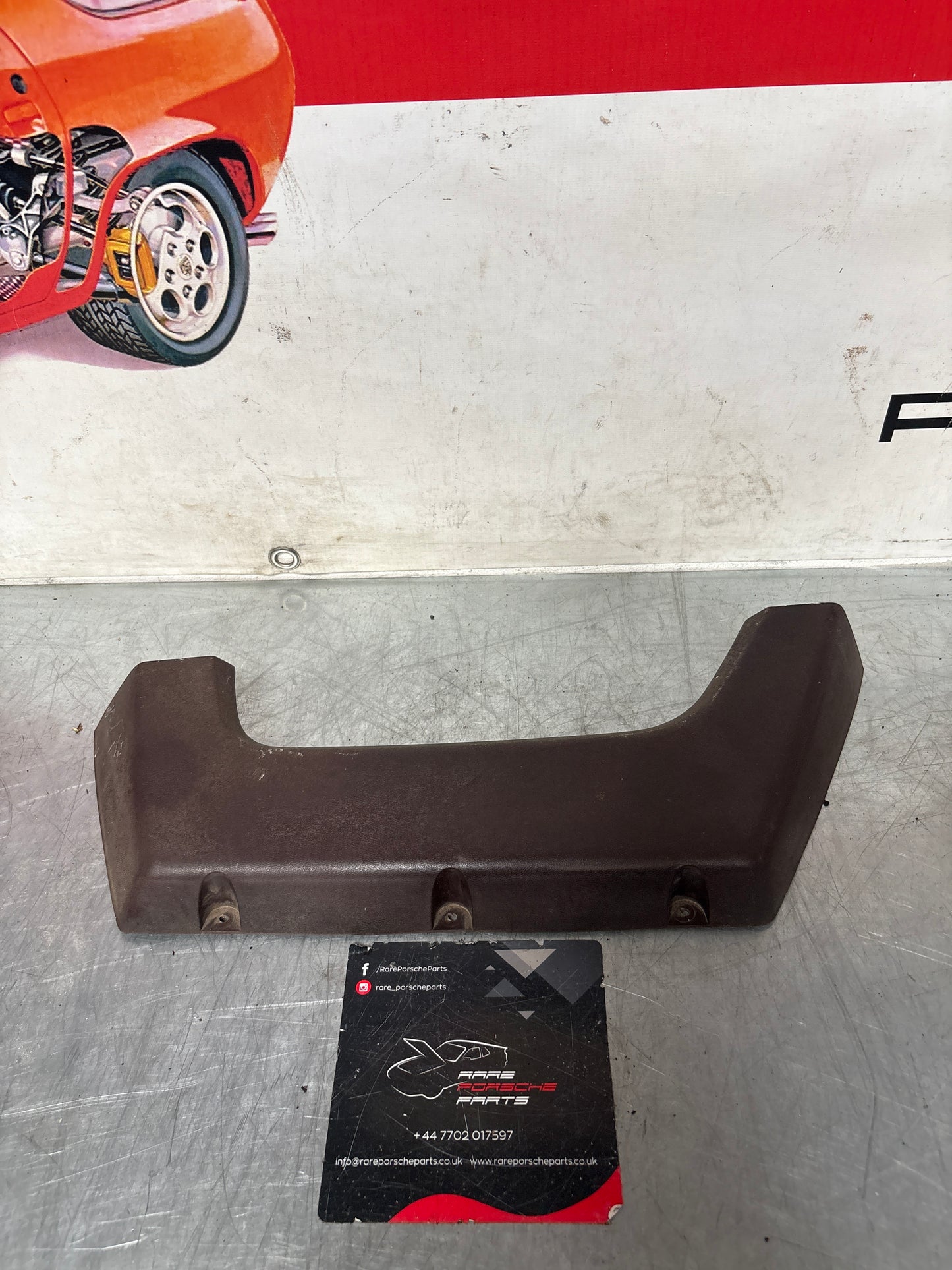 Porsche 924 left early brown door pockets, used  477867133