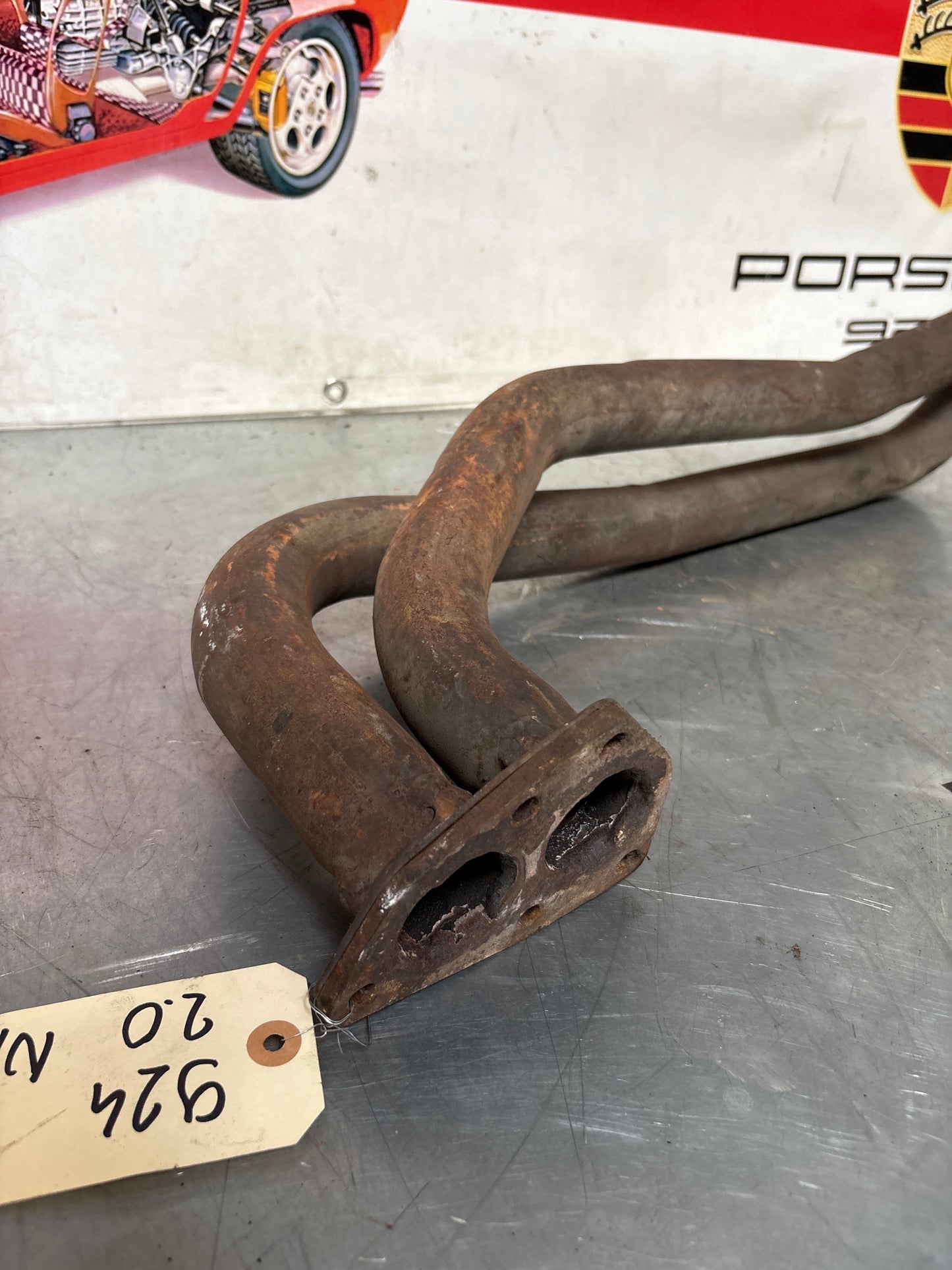 Porsche 924 exhaust pipe, used LHD only! 477253101H