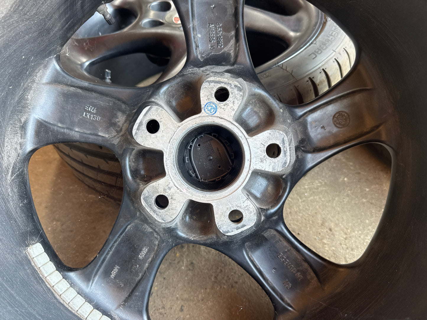 Set of Porsche Turbo Twist Style wheels 5x130 Good unused Tyres
