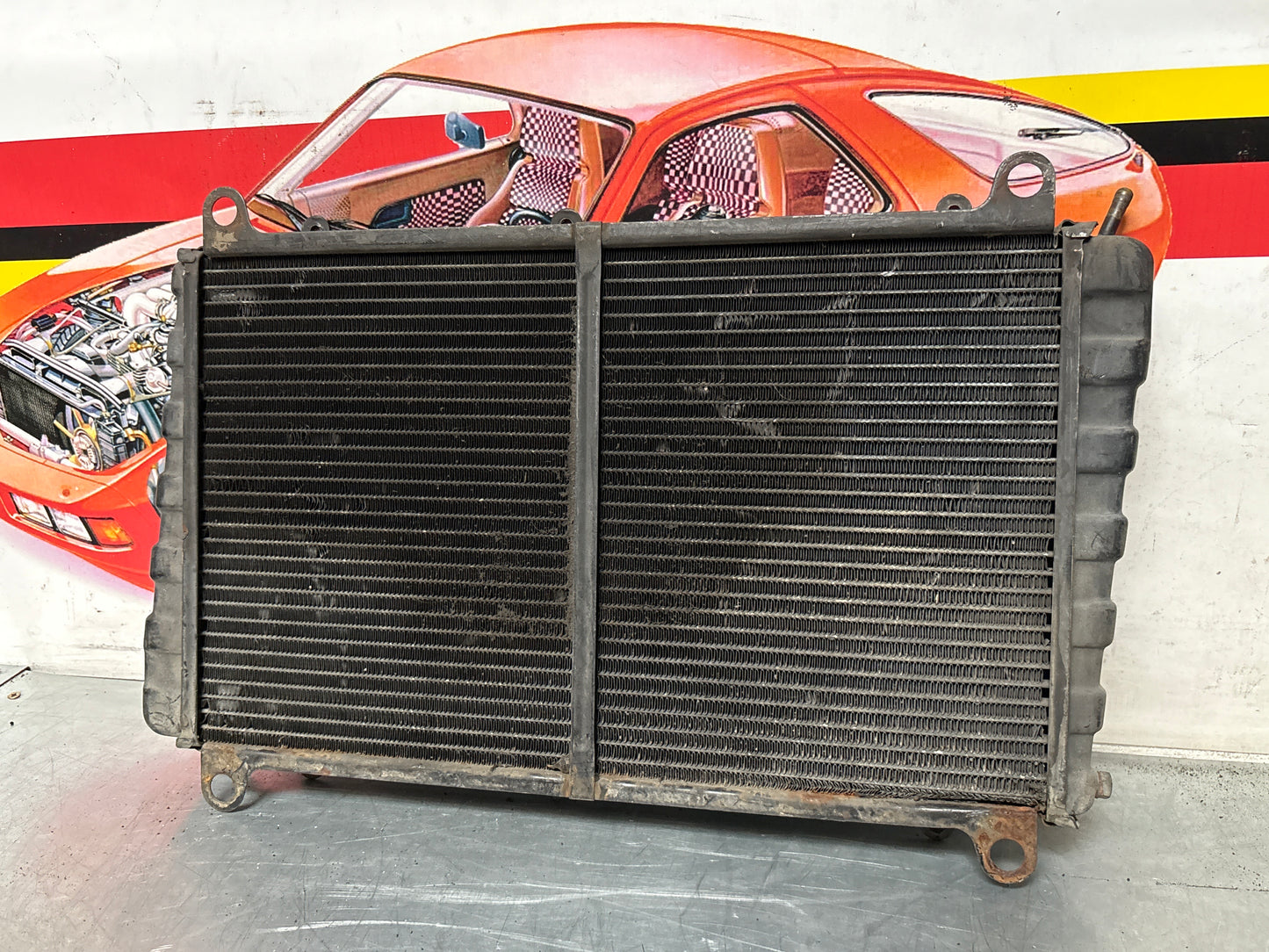Porsche 924 radiator used 477121251A pressure tested