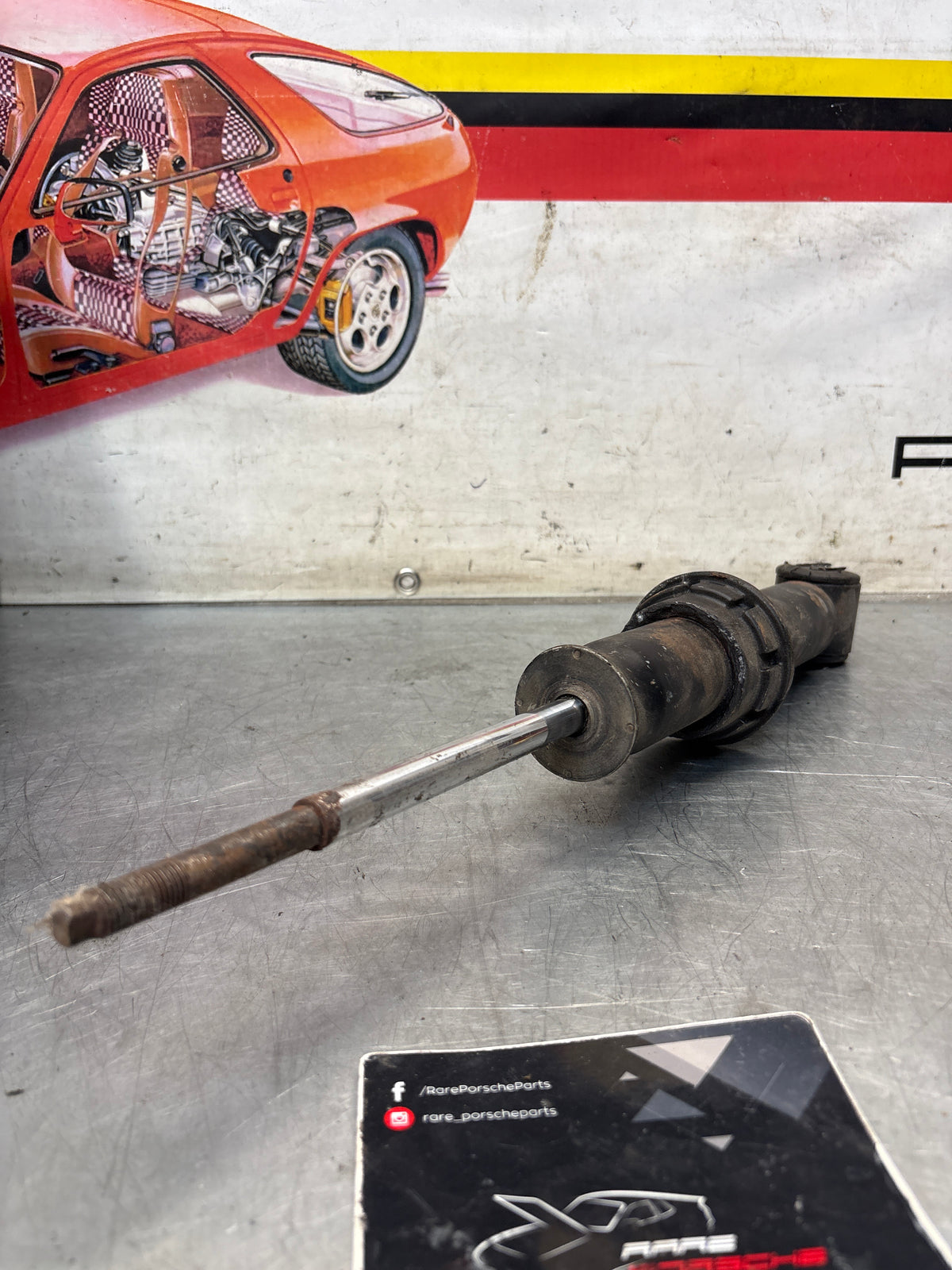 Porsche 928 front shock absorber, used 92834305507