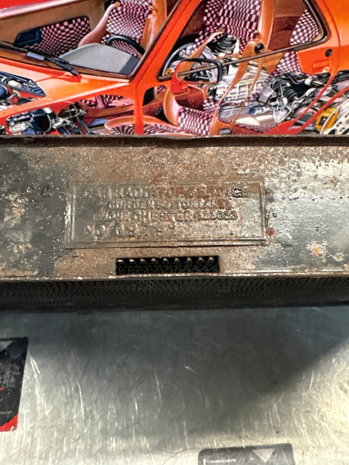 Porsche 928S BEHR Radiator, used, pressure tested 92810644401