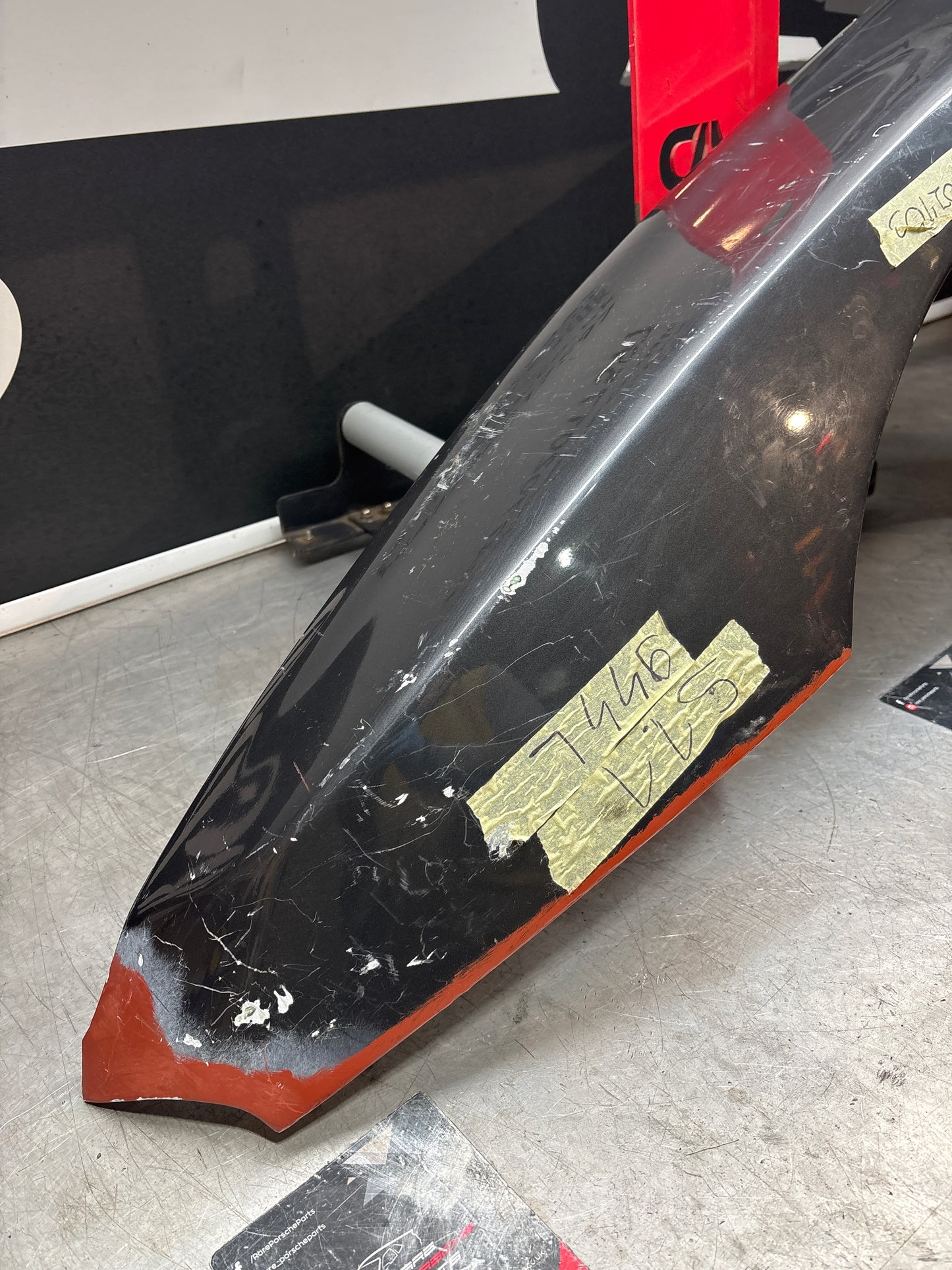 Porsche 944 early, N/S left front wing, used 93150302103 no rust