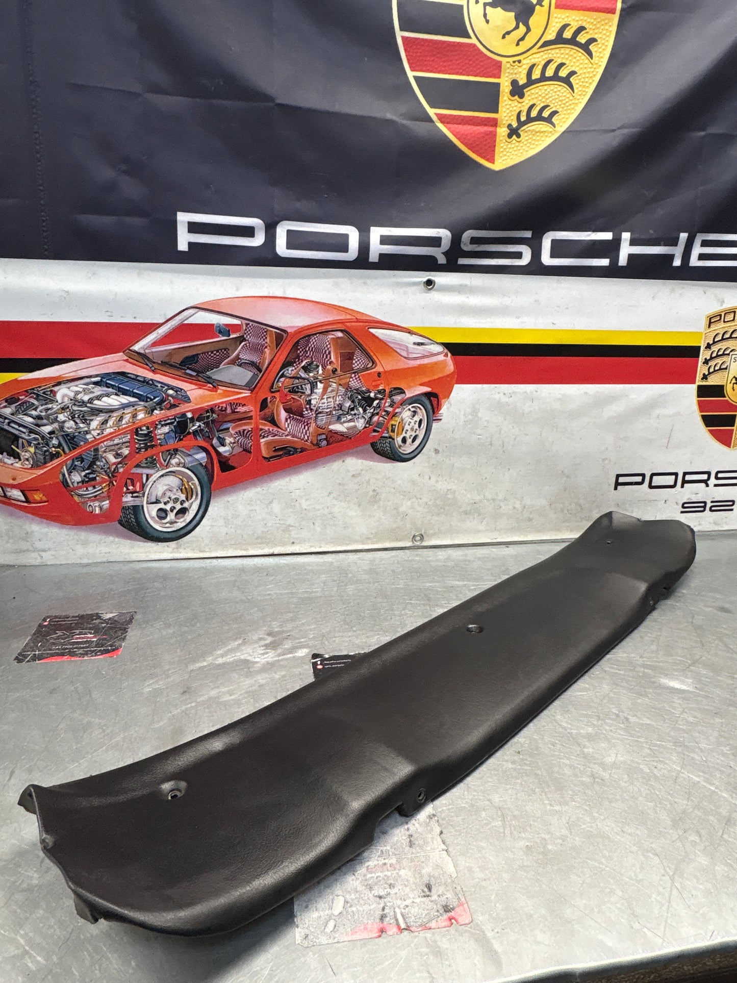Porsche 924 944 sunroof mechanism trim panel Black 1984 onwards 94455594100