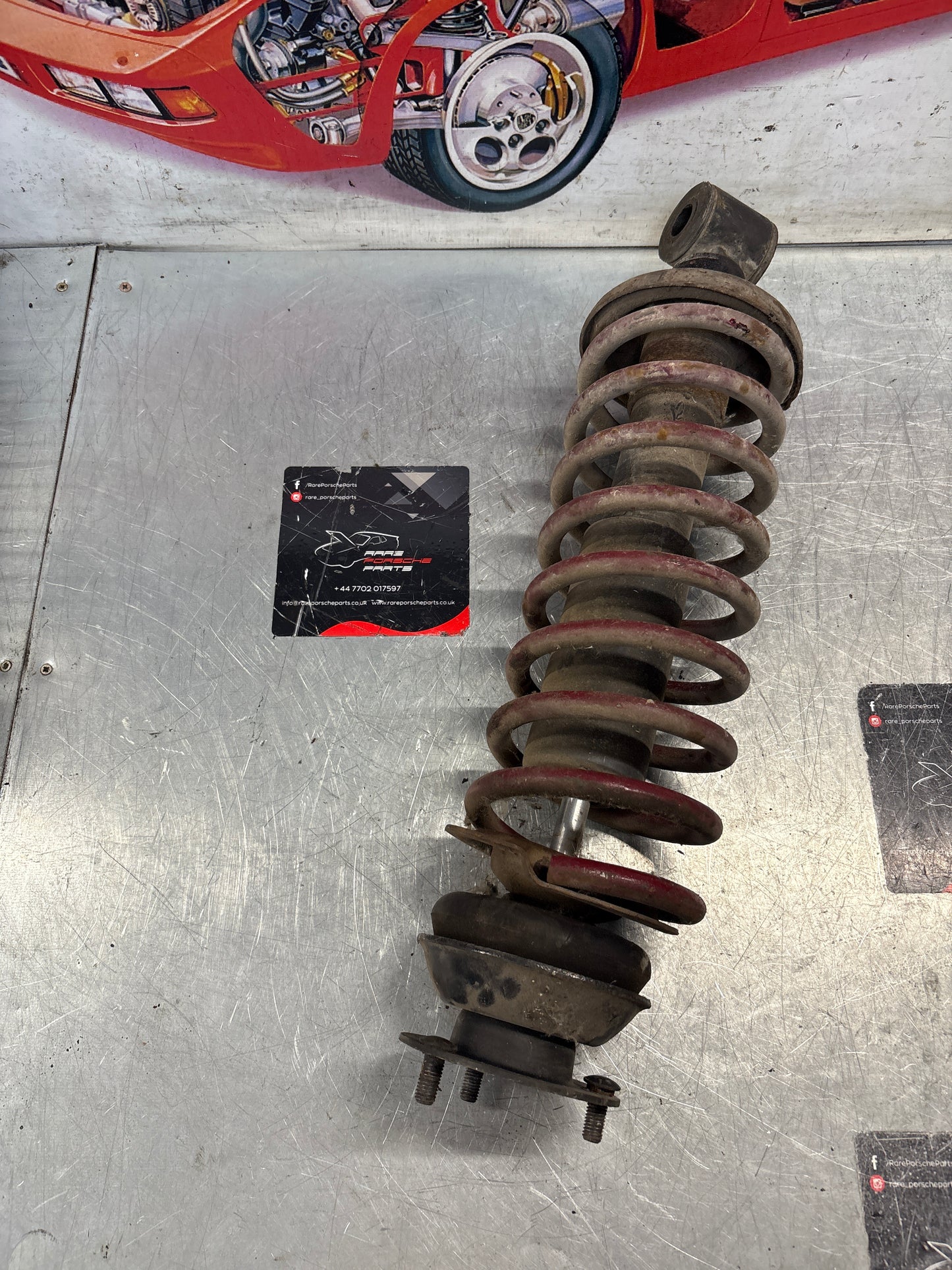 Porsche 928 rear shock absorber, used 92833305108