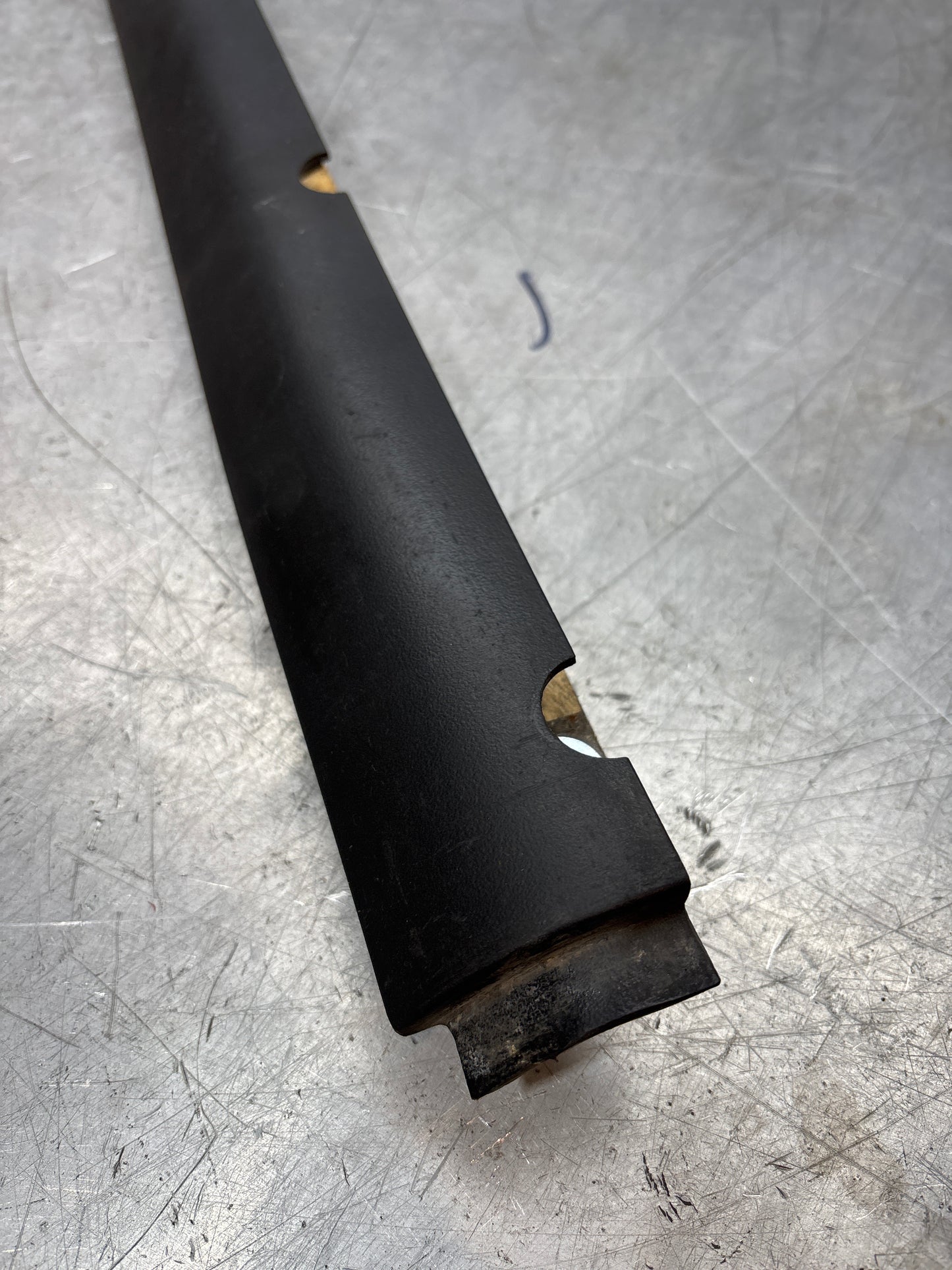 Porsche 944 convertible, cabrio lower door sill trim molding left side, used 94155920710