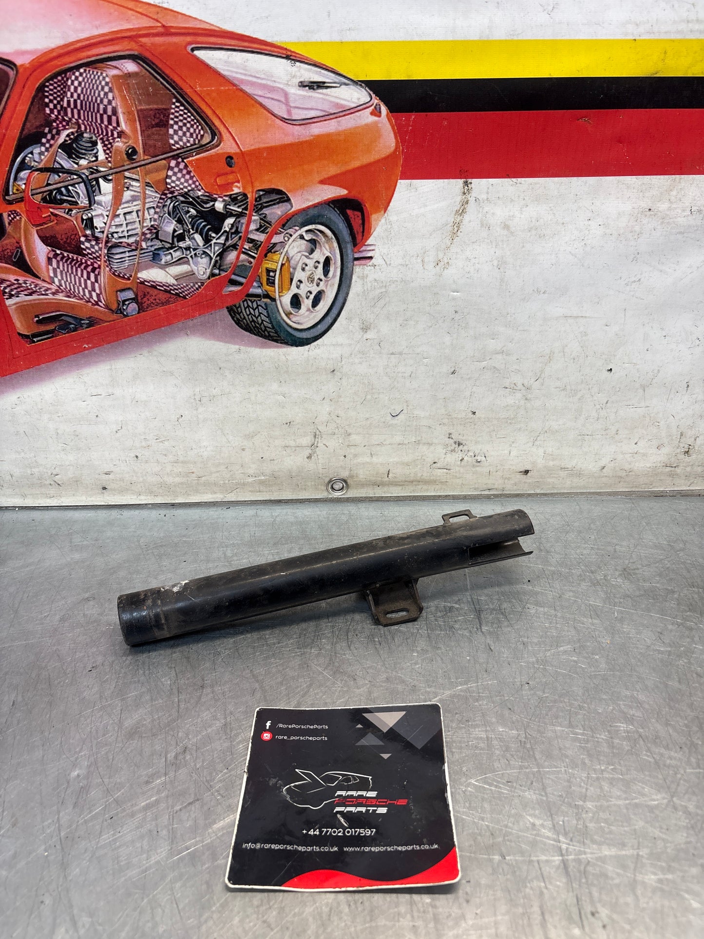 Porsche 924 / 944 steering coloumn tube cover, used 477419563B