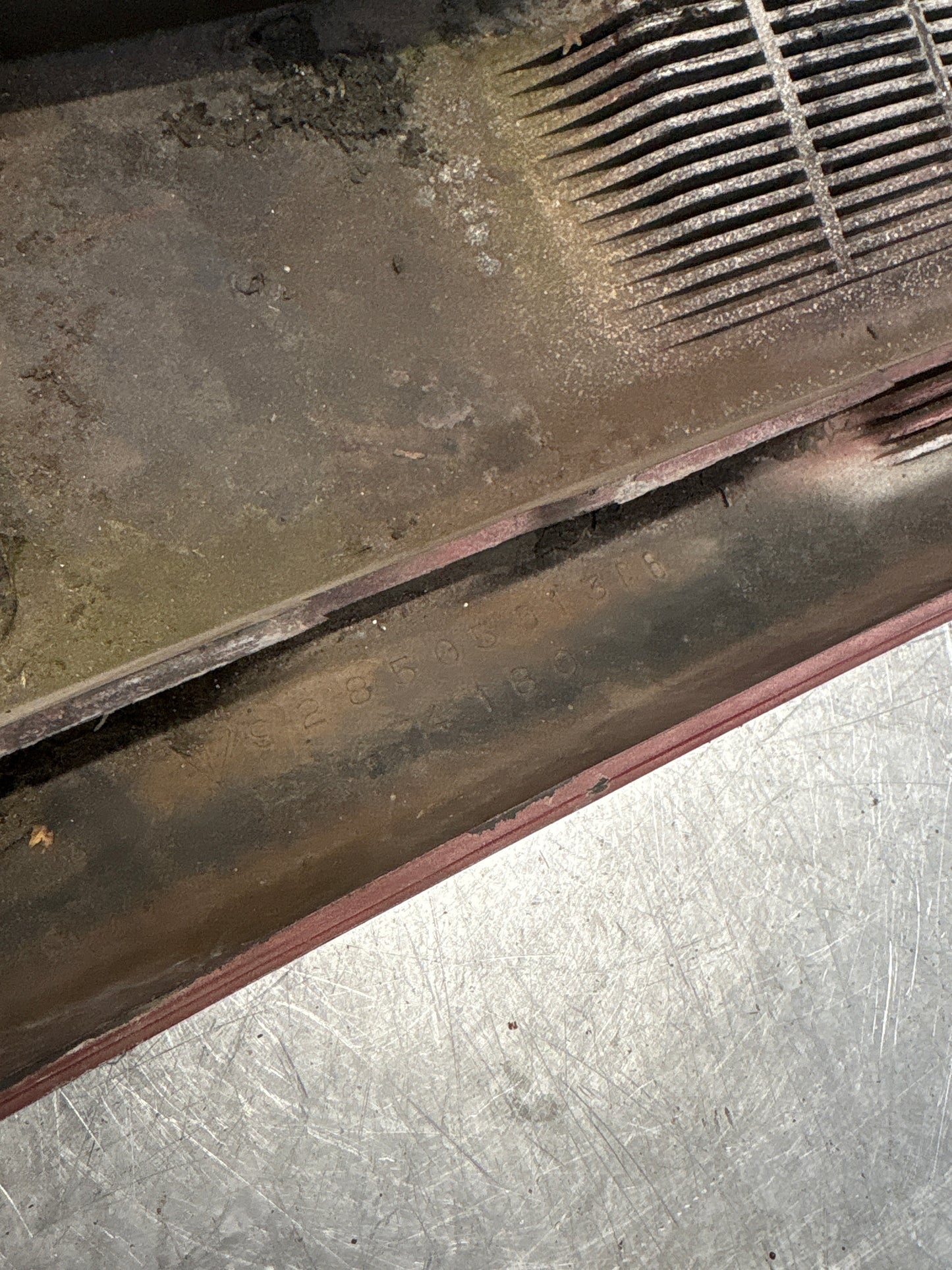 Porsche 928 front bumper cover panel, used 92850501306