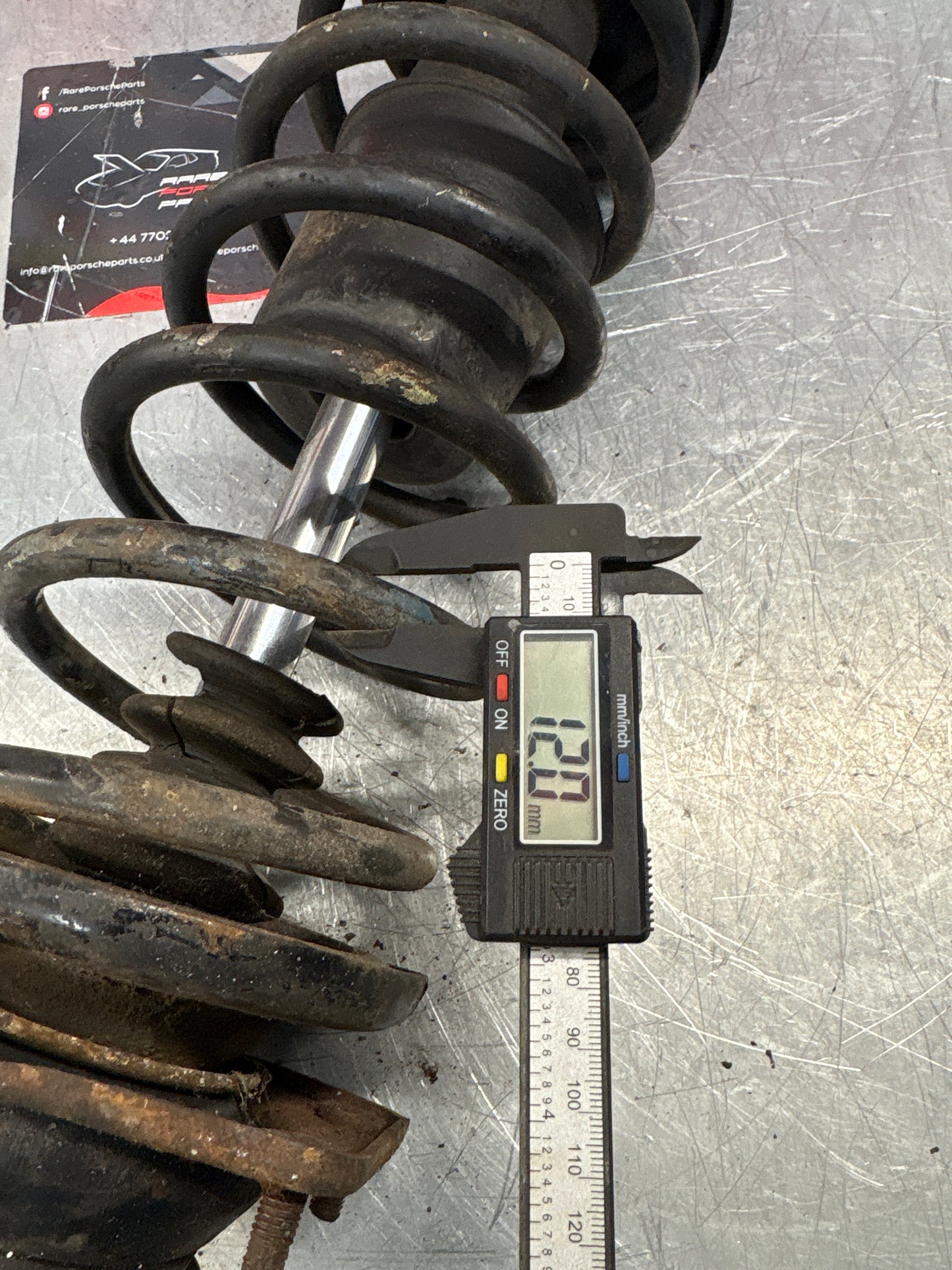 Porsche 924 Front shock absorber, used 477412031F