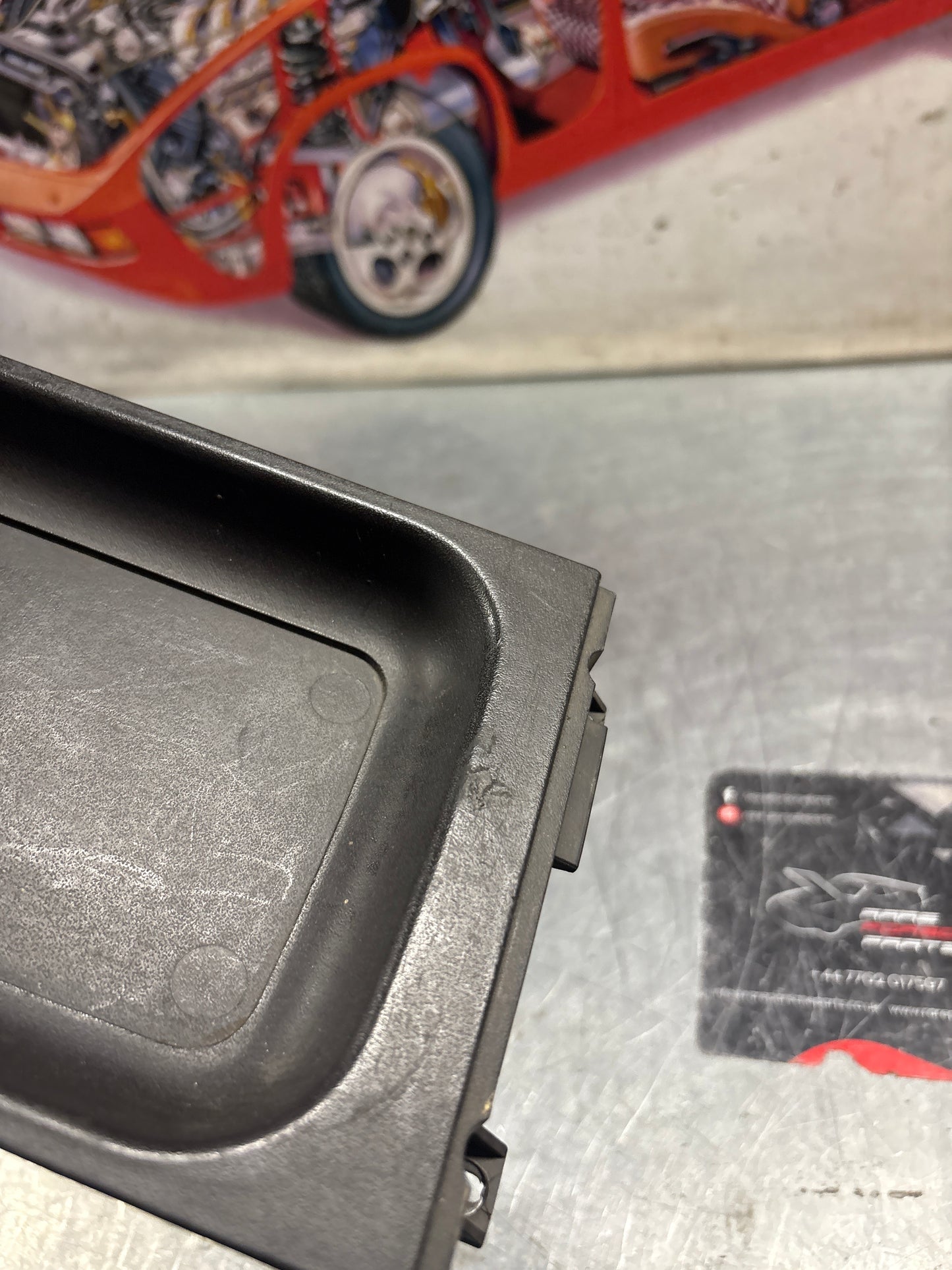 Porsche 968 center console tray, used 94455215500