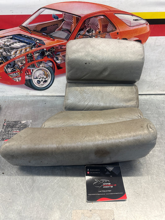 Porsche 928 rear right seat and center + upper cushion, used, grey 92852206051 / 92852208851 / 92852204650