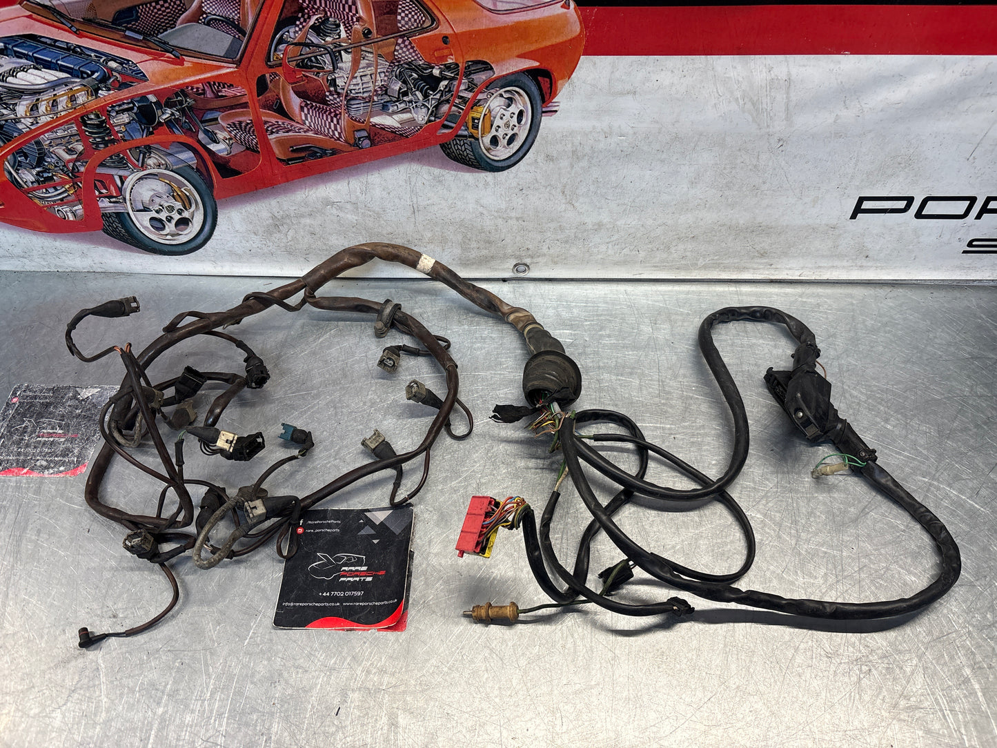 Porsche 928 32V engine wiring loom complete, used M28/43,44,45,46 92860701503