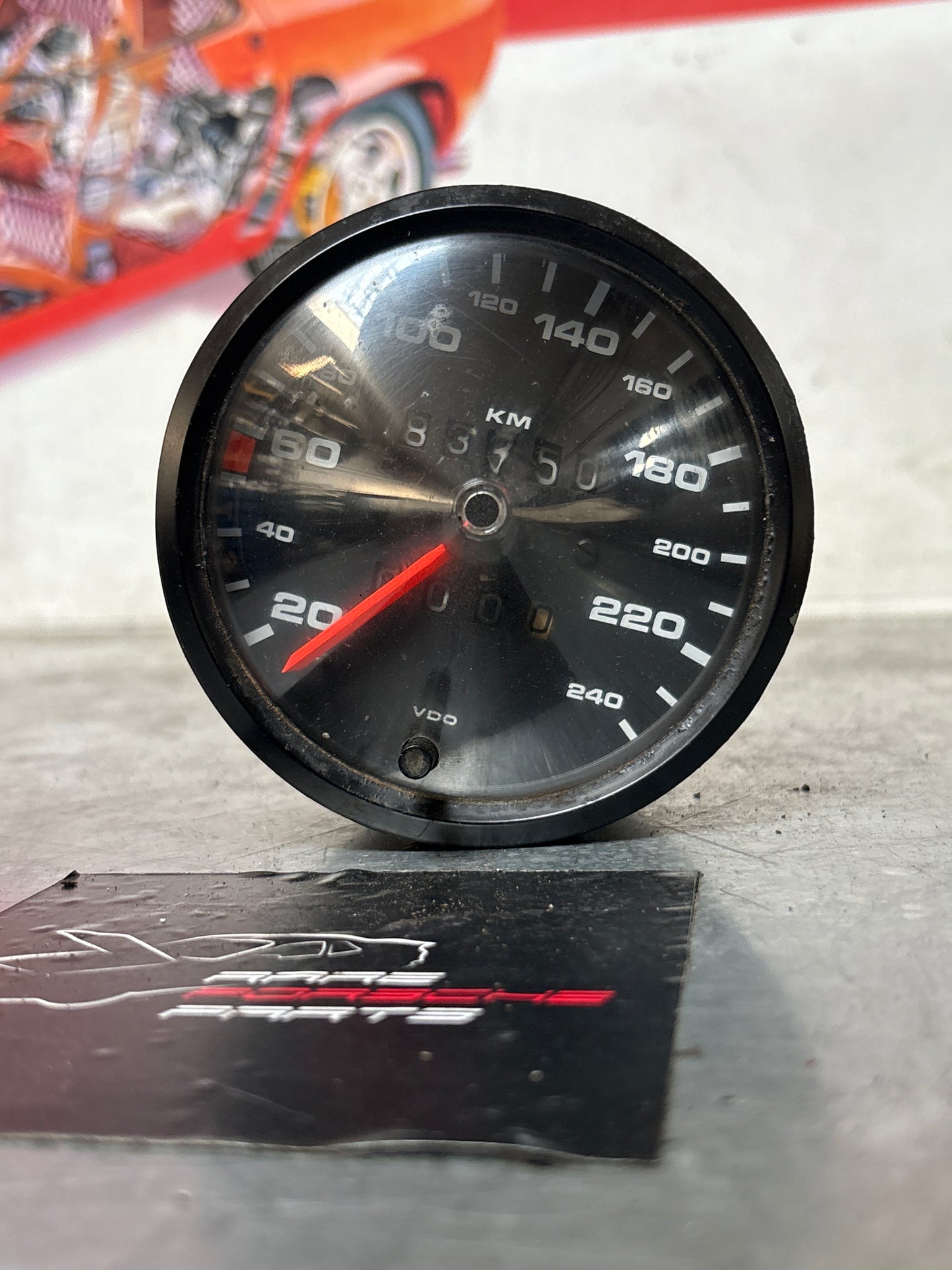 Porsche 924S / 944 Speedometer, used 94464102100