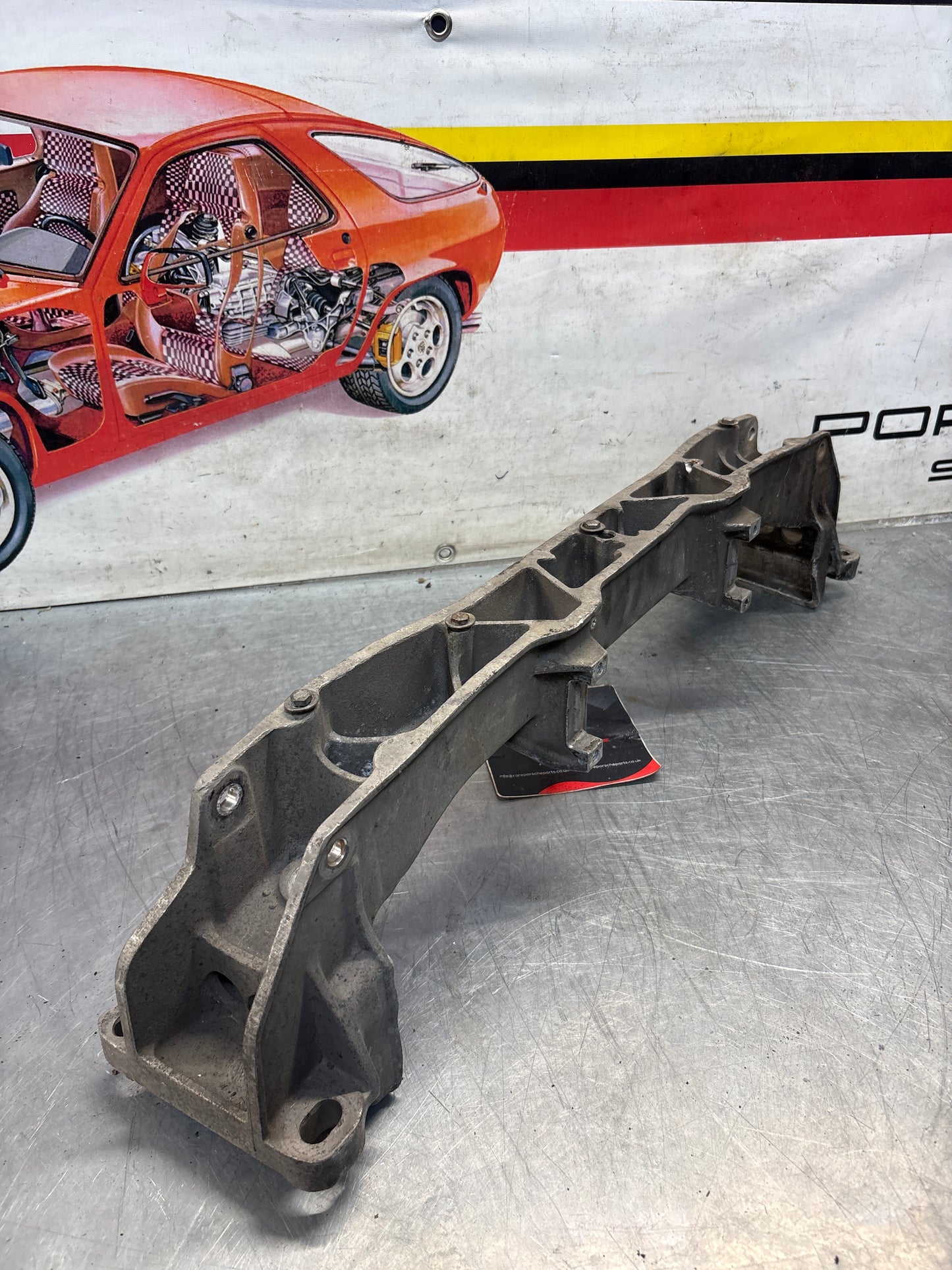 Porsche 944 / 968 Engine subframe bracket, used 94434110305