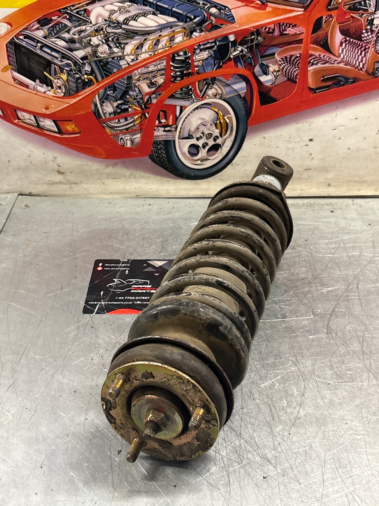 Porsche 928 rear shock absorber, used 92833305116