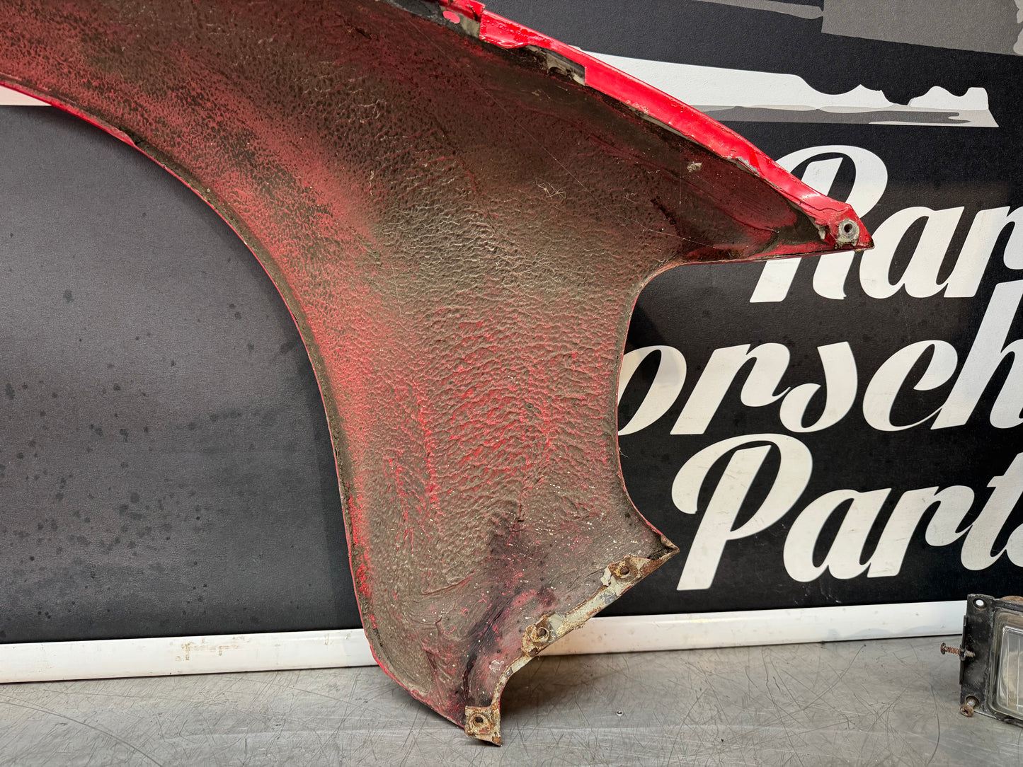 Porsche 924 Front Left Wing - Fair condition. 477821021