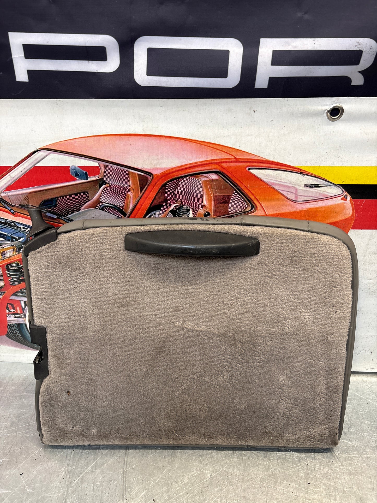 Porsche 911 996 rear left seat  backrest, grey, used 99652222101