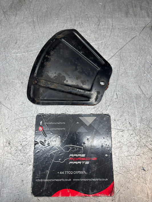 Porsche 924 Transmission housing bell cover plate, used 477521213