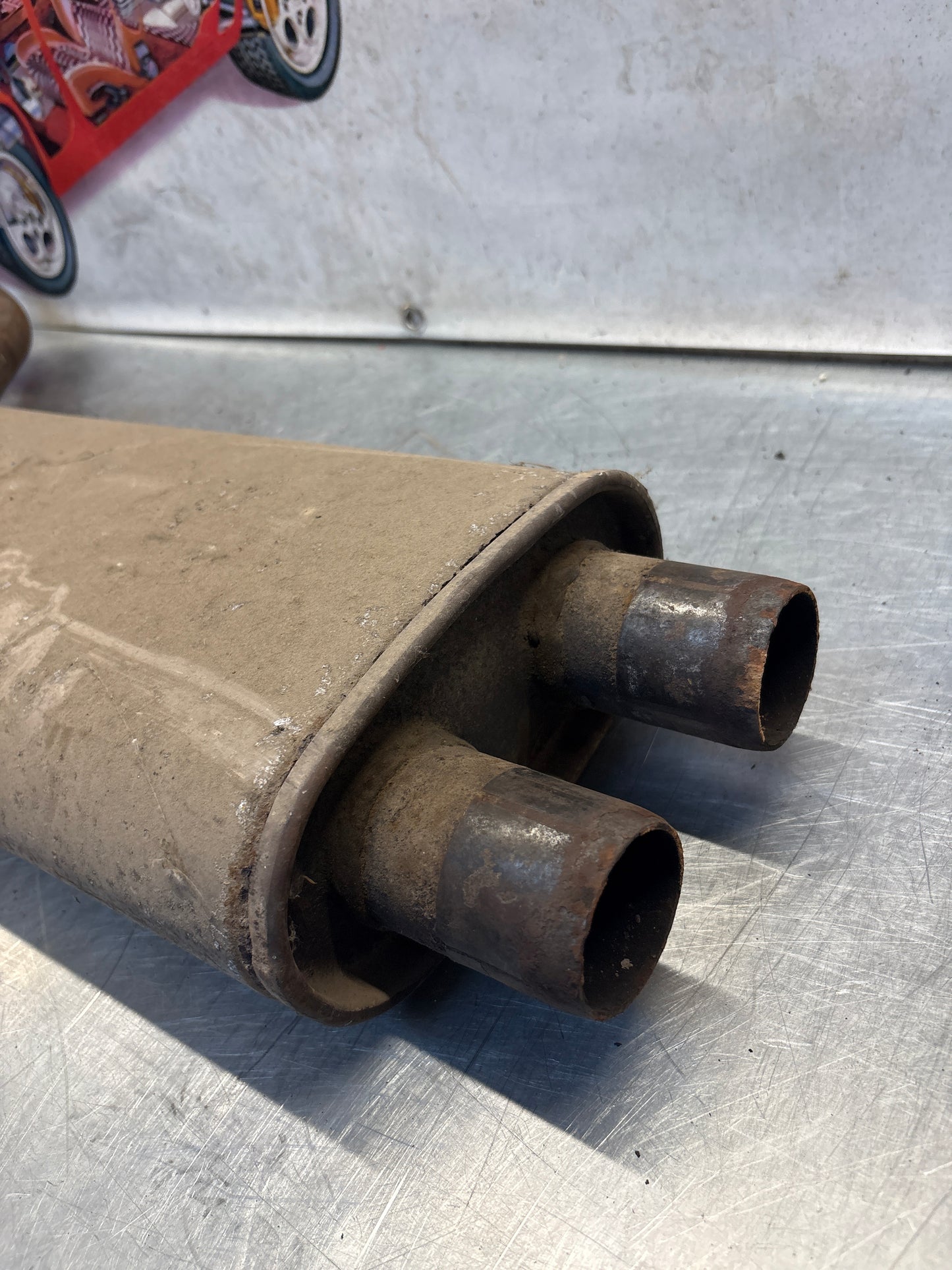 Porsche 928 middle exhaust silencer, 92811109601 used
