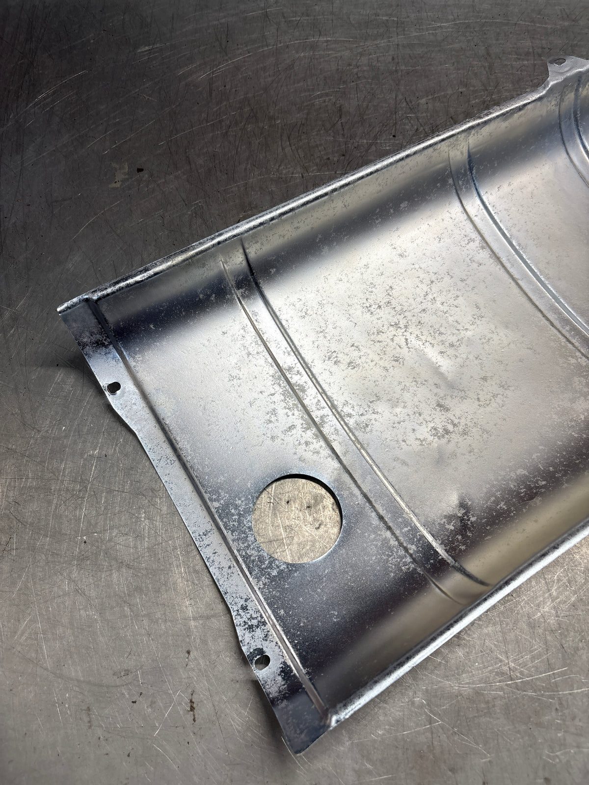 Porsche 928 heat protection plate, 92850449101, refurbished