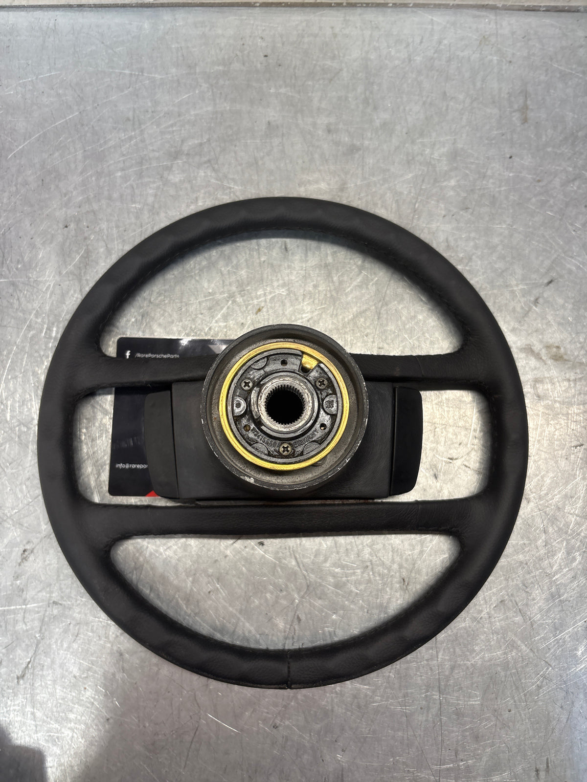Porsche 928 steering wheel 92834708402, refurbished