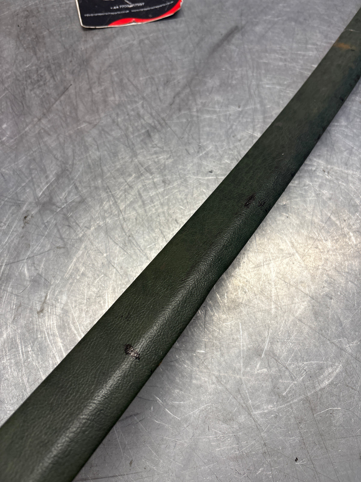 Porsche 928 tailgate trim, right, off side, green, 92855503802, used