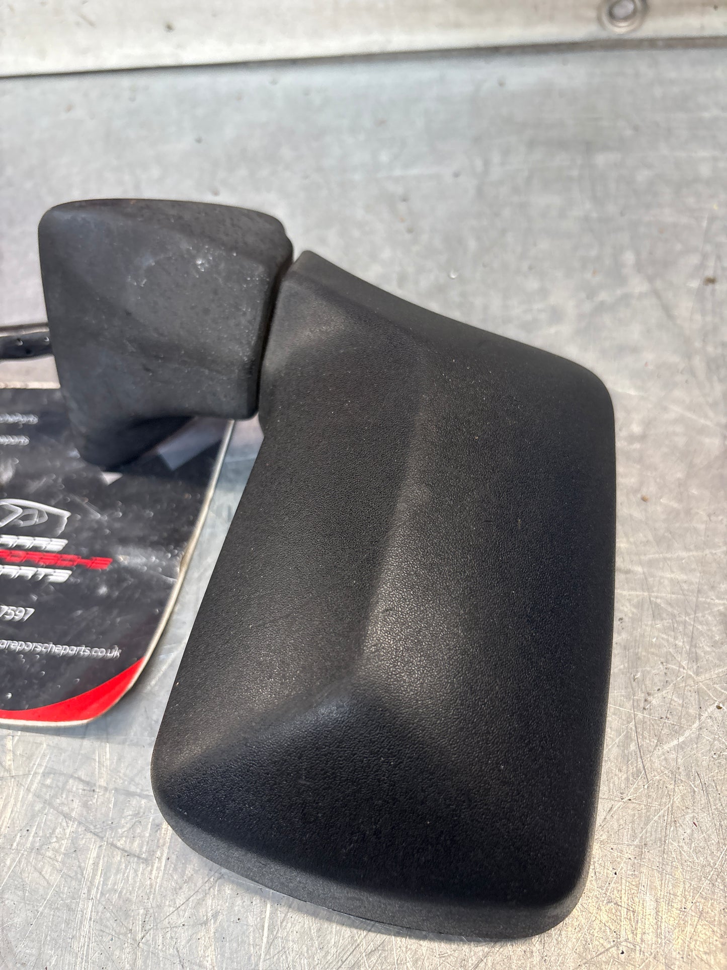 Porsche 924 early left side mirror, used
