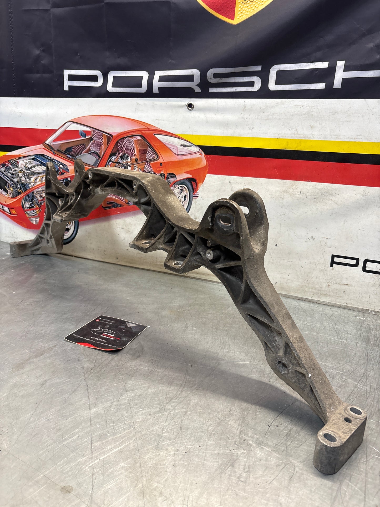 Porsche 928 rear gearbox subframe, used 92833113114