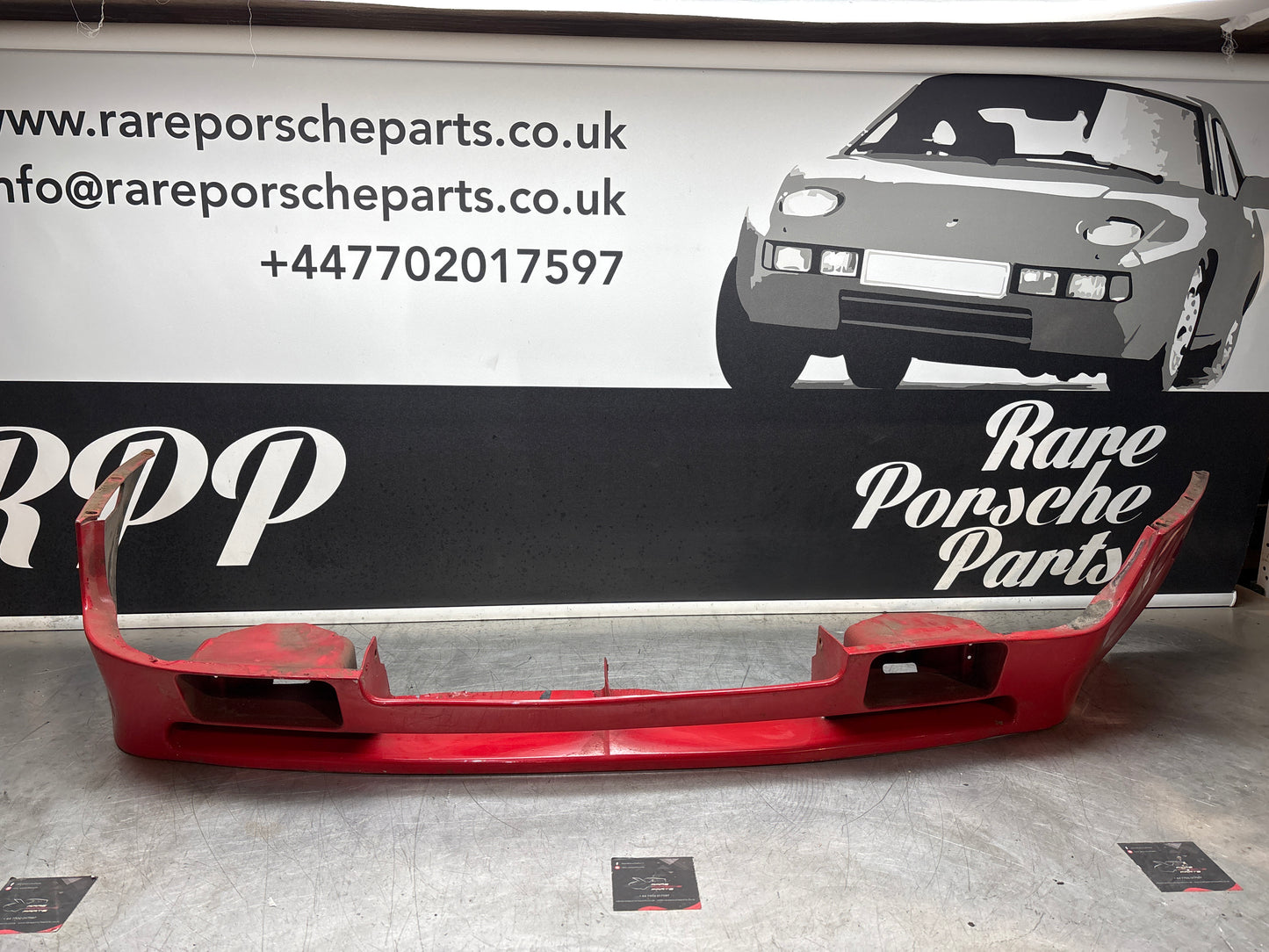 Porsche 944 USA Front spoiler, valance with fog light used 93150537101