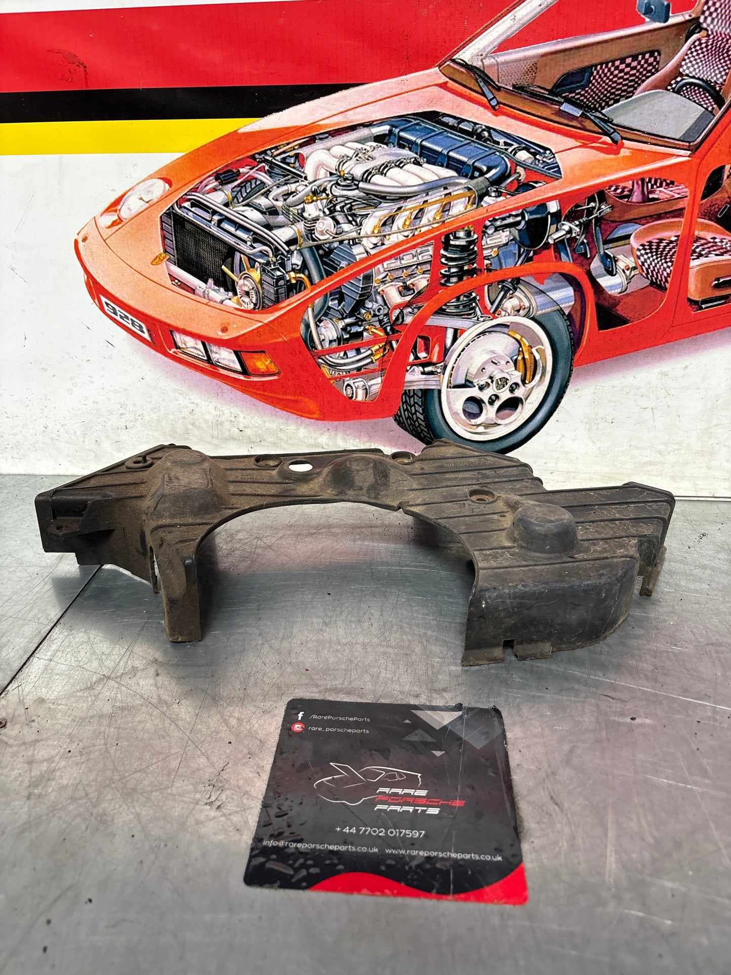 Porsche 928 78-82 timing belt cover, used 92810514403